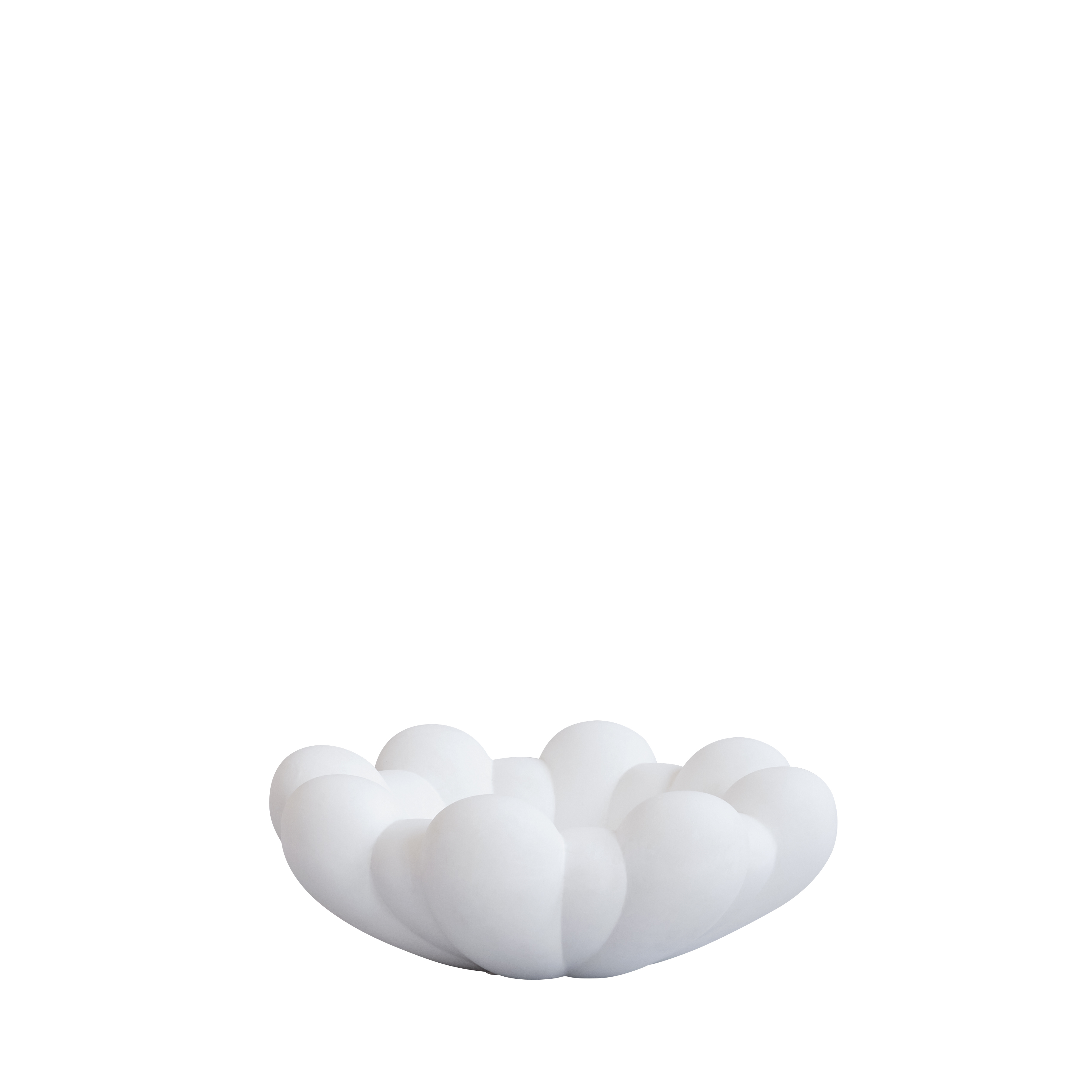 101 Copenhagen - Bloom Skål Bone White Big - Vit