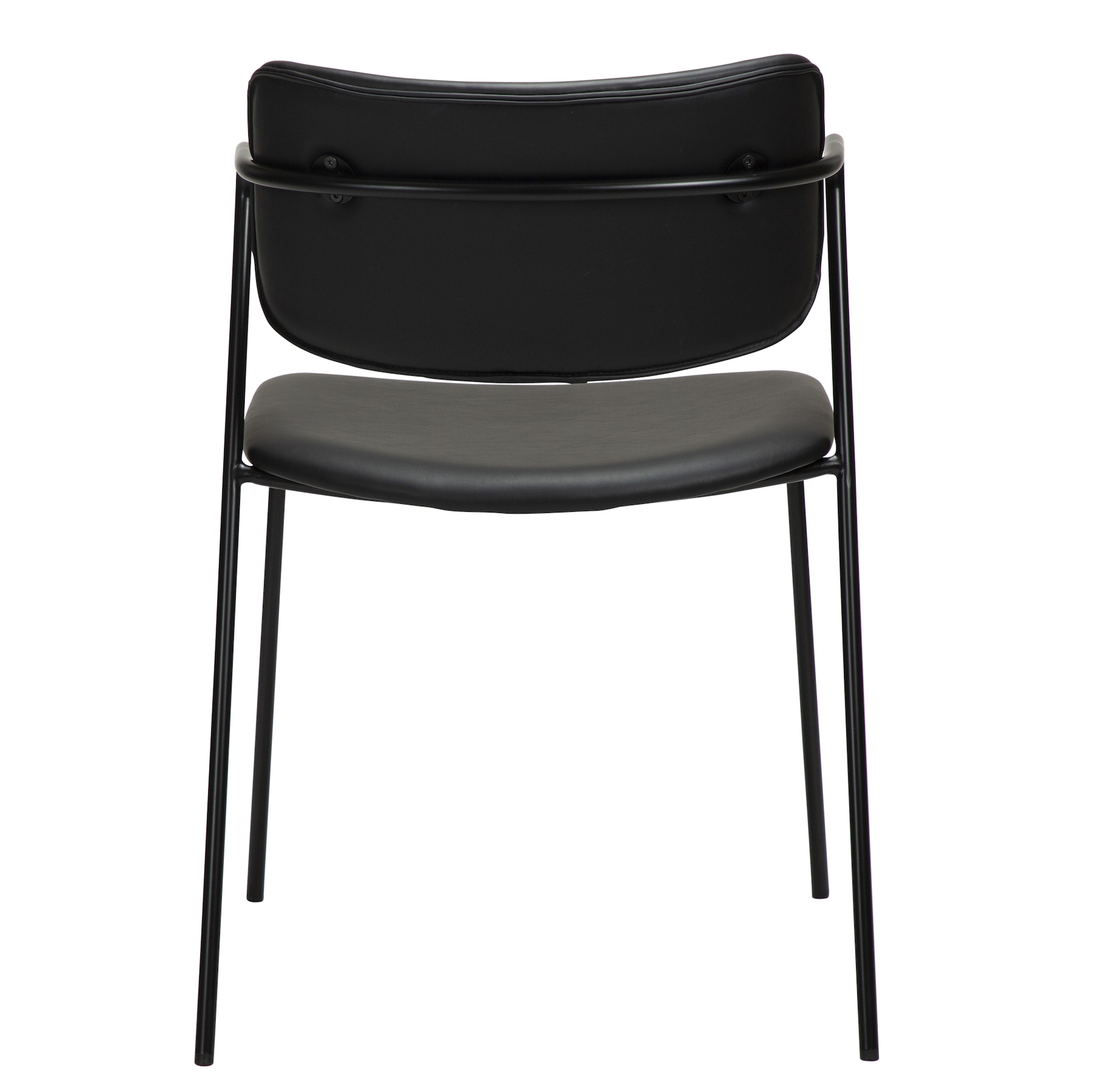 Dan Form Zed Matstol Konstläder Svart