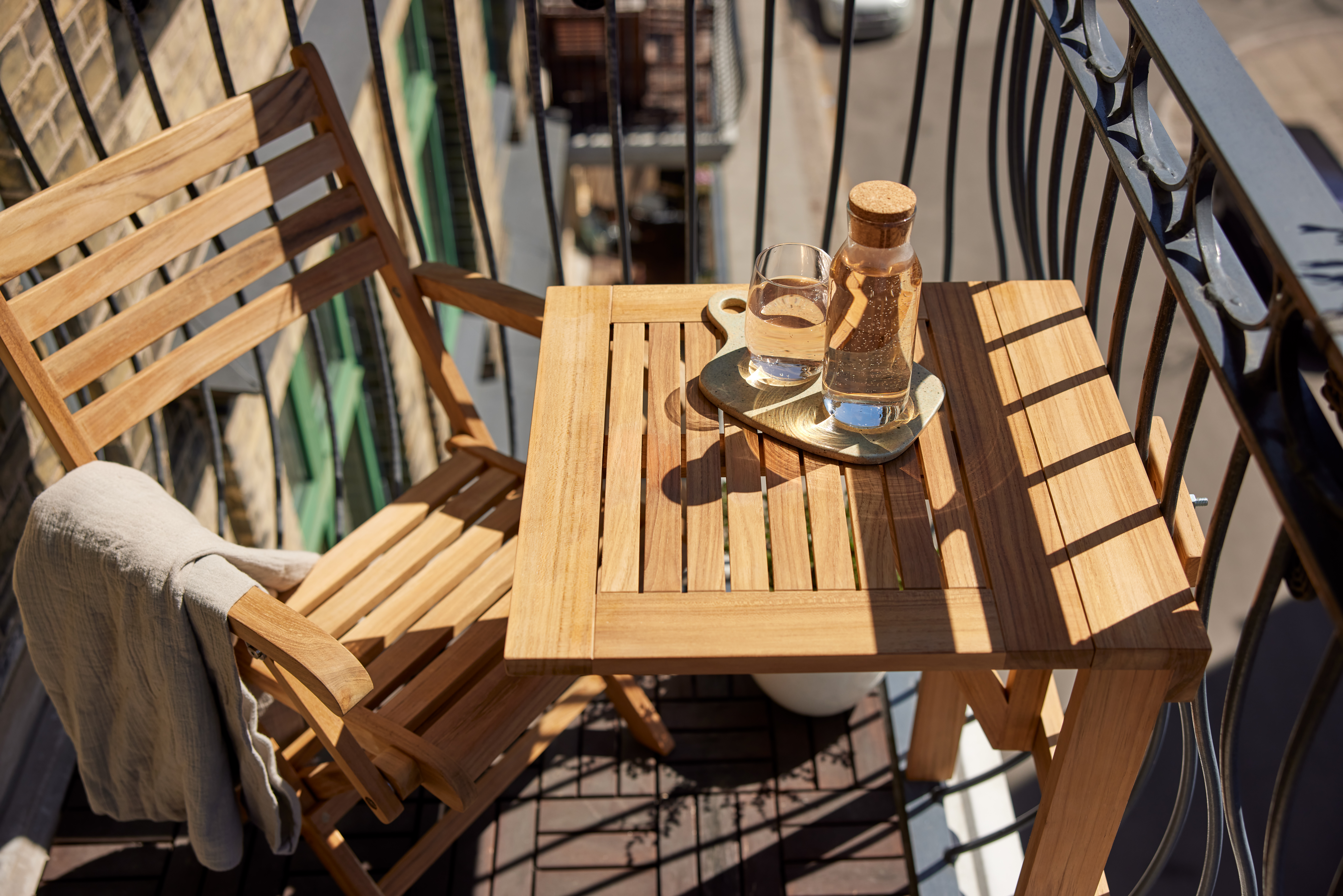 Cinas York Fällstol Teak