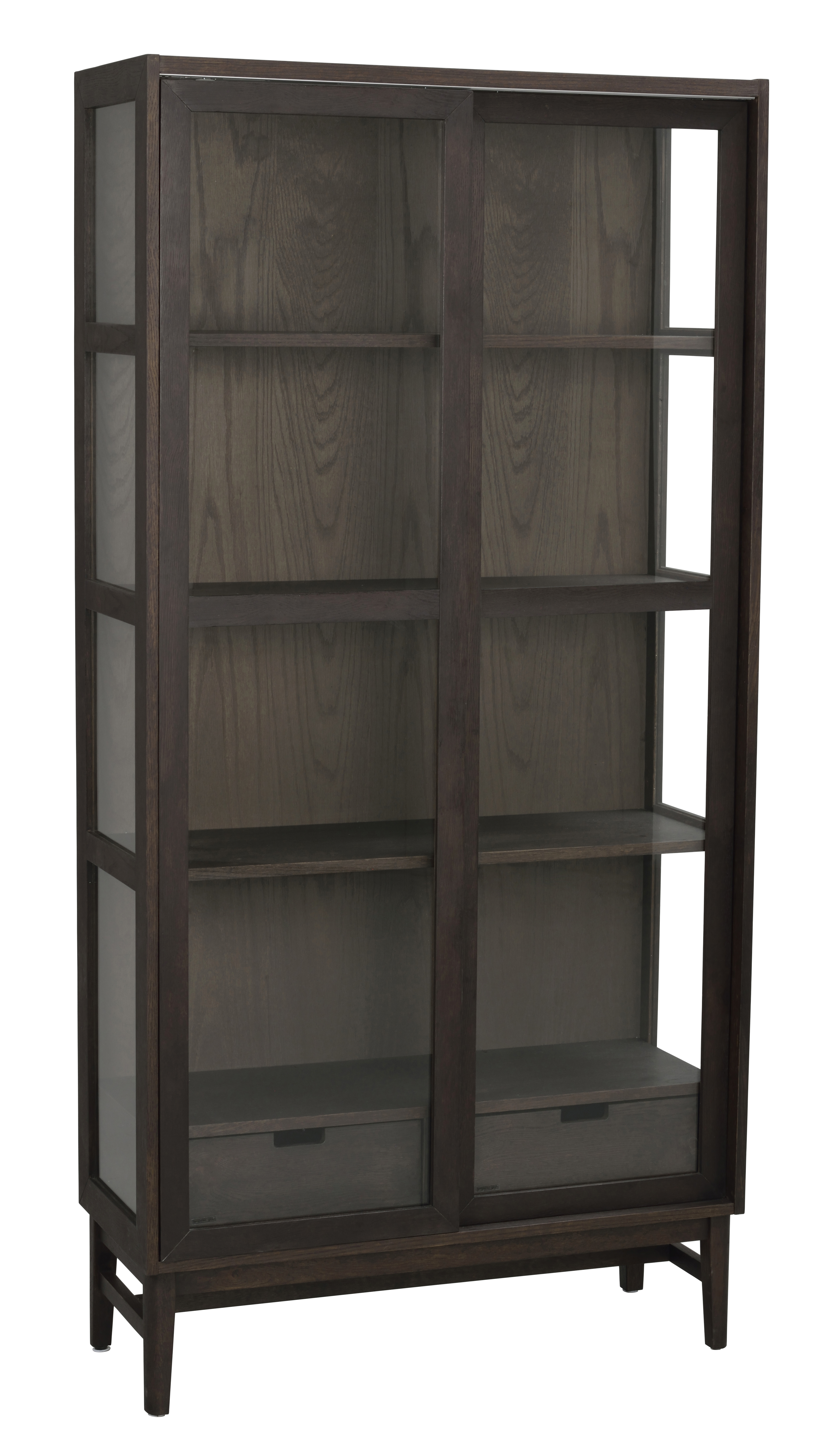 Hazelton Vitrinskåp Brun 203cm