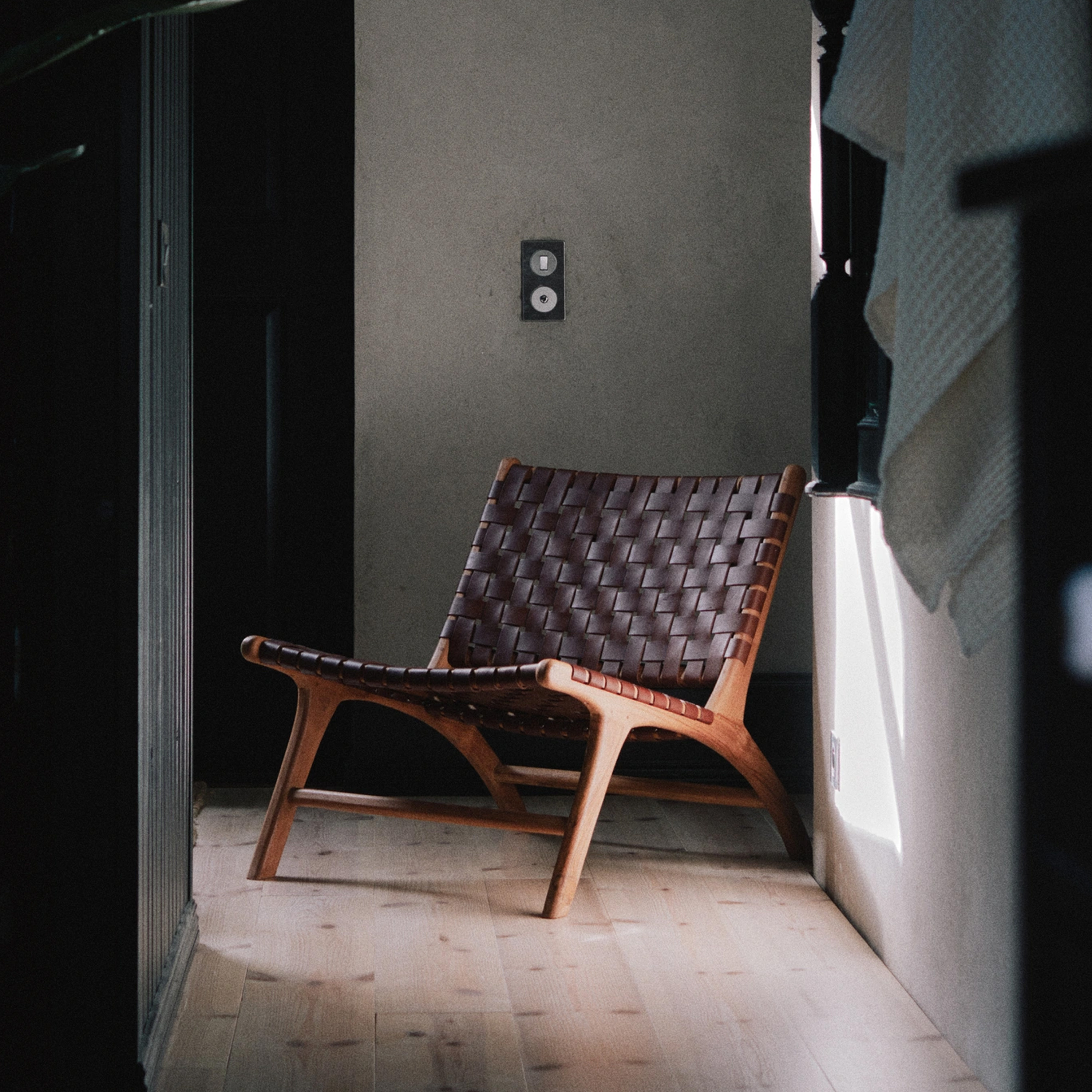 Wikholm Form Porto Loungestol Cognac Large