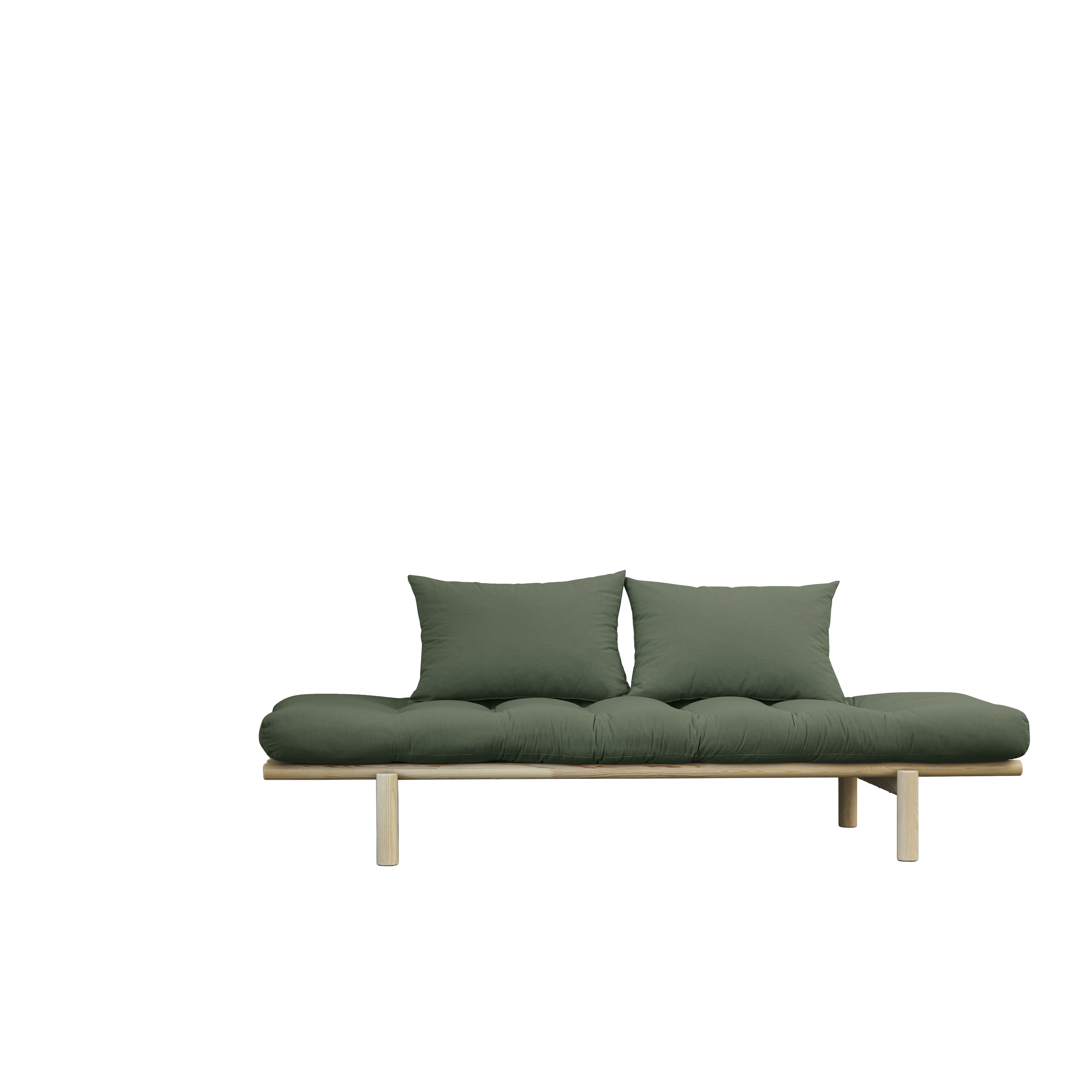 Karup Design - Pace Tagesbett Natur/Oliven Grün 200cm