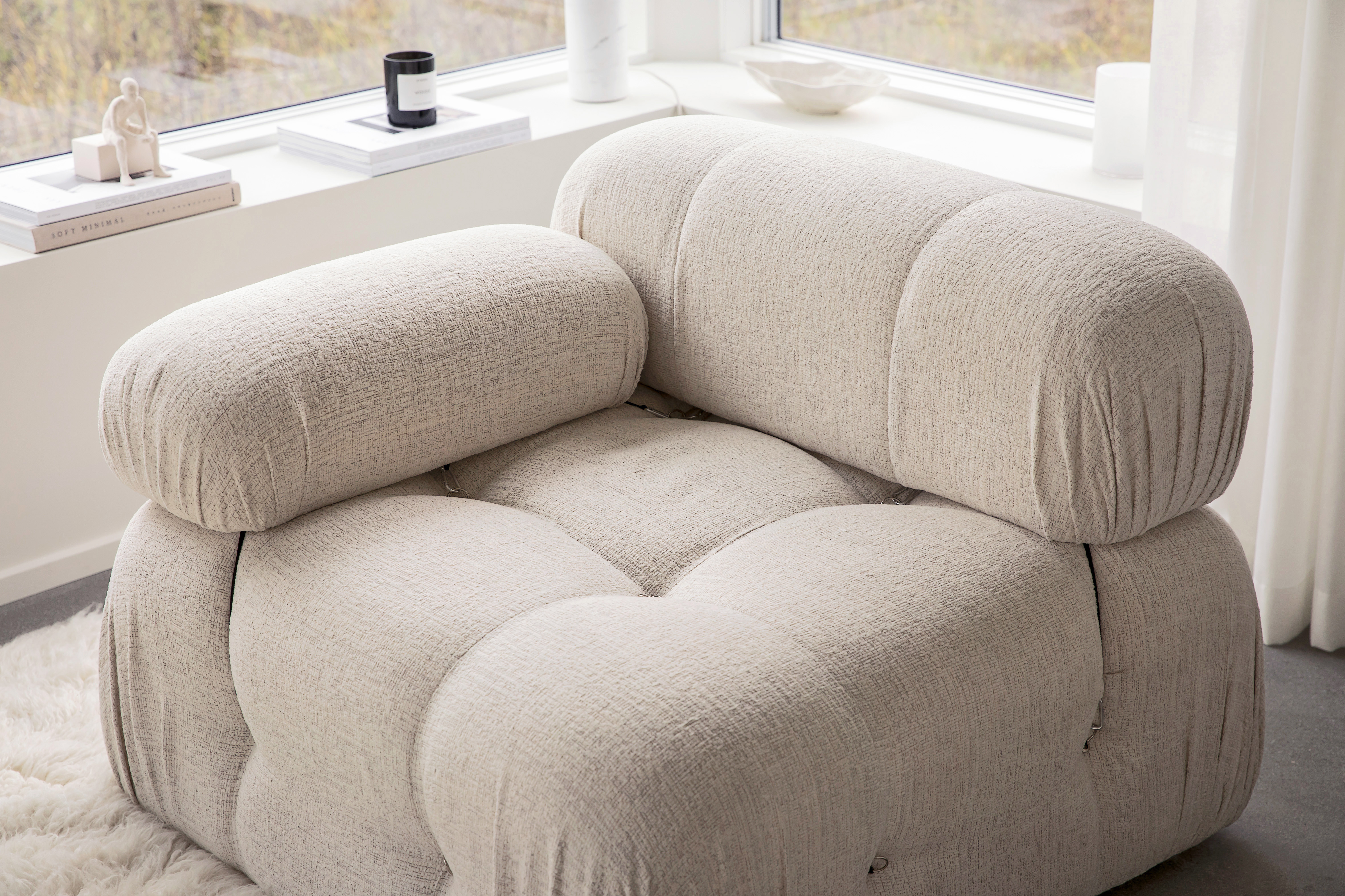 Sleepo Collection Blanca Vänstermodul Cream