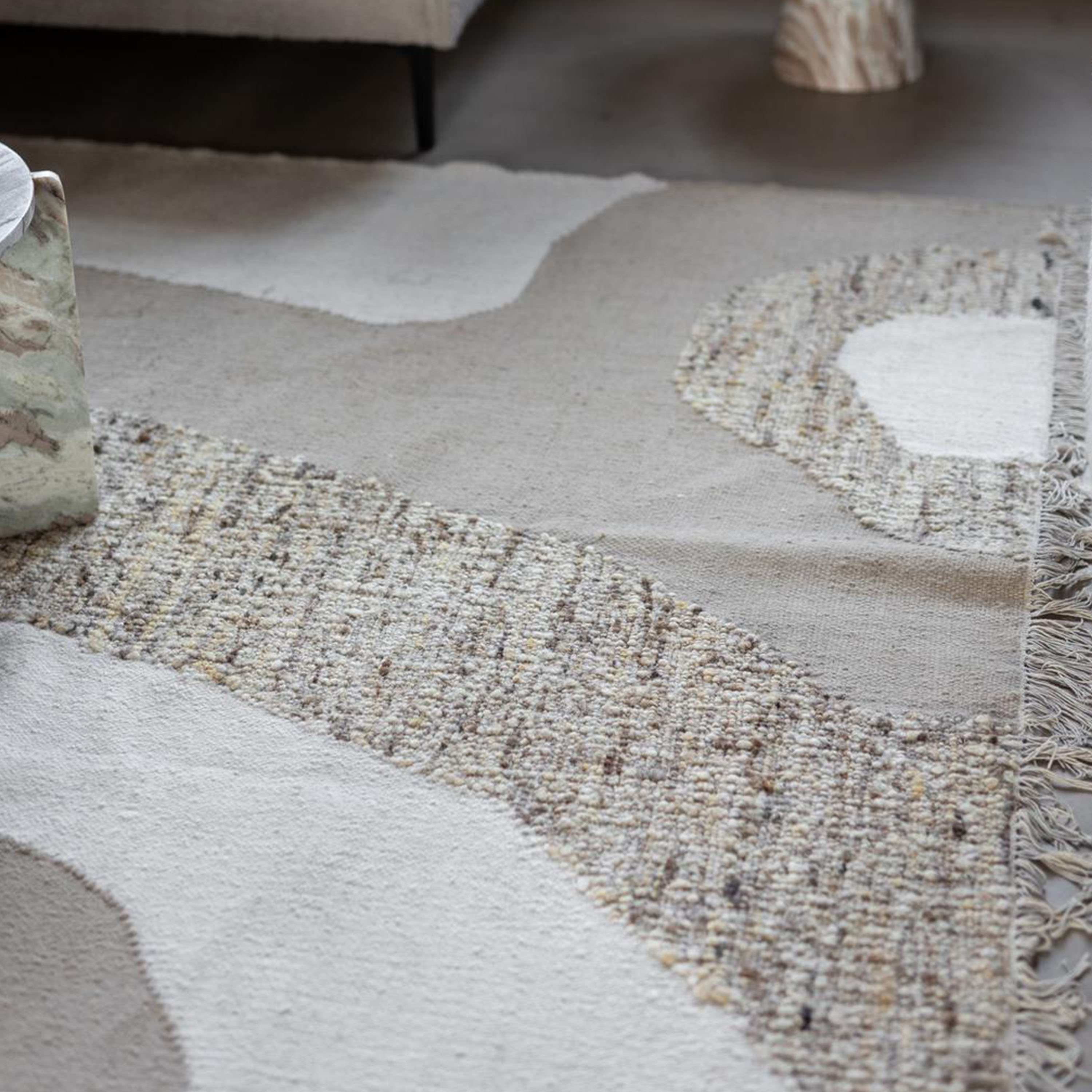 Jakobsdals Nomi Ullteppe Beige 200x300