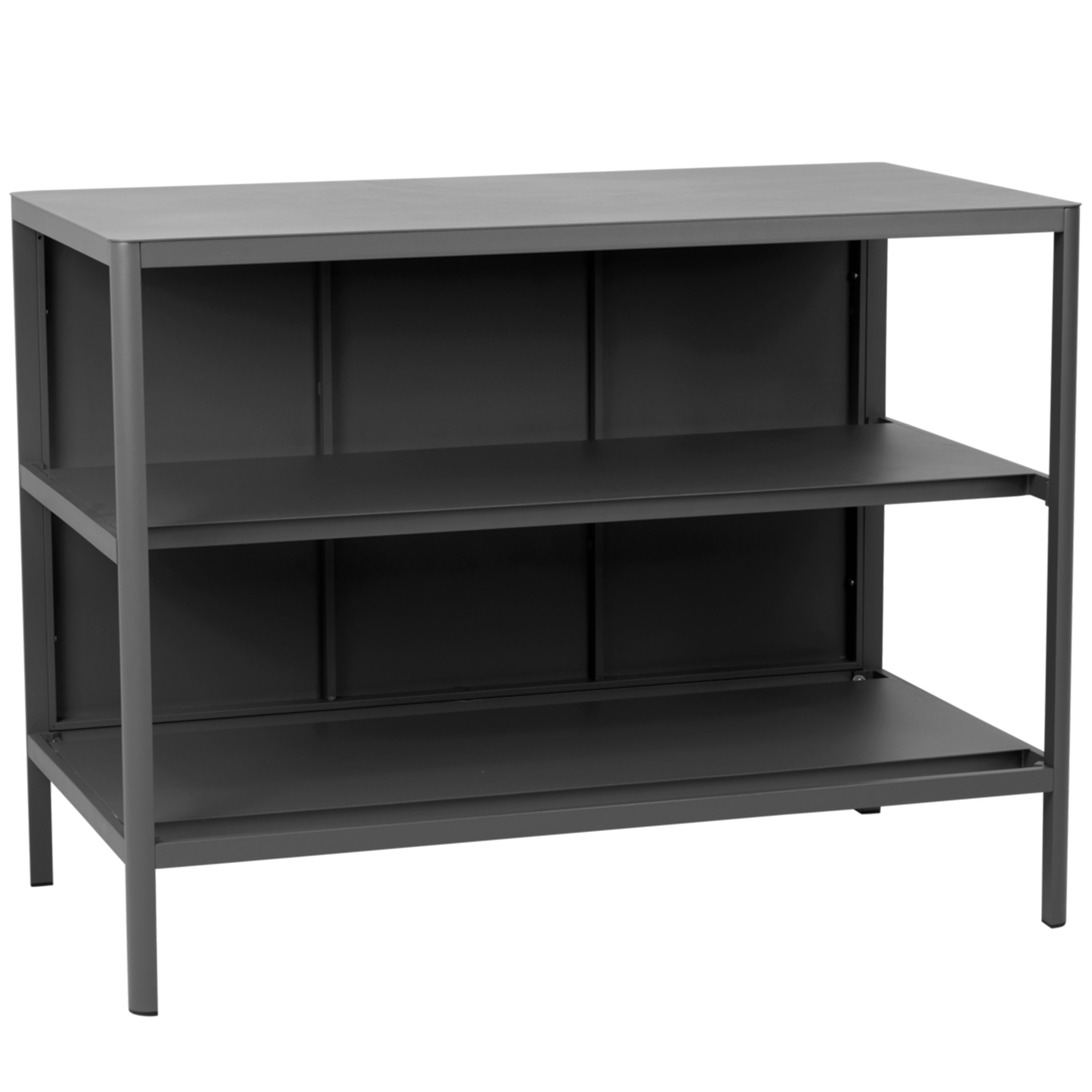 Brafab Kelia Utekök m.hyllor Anthracite 121cm