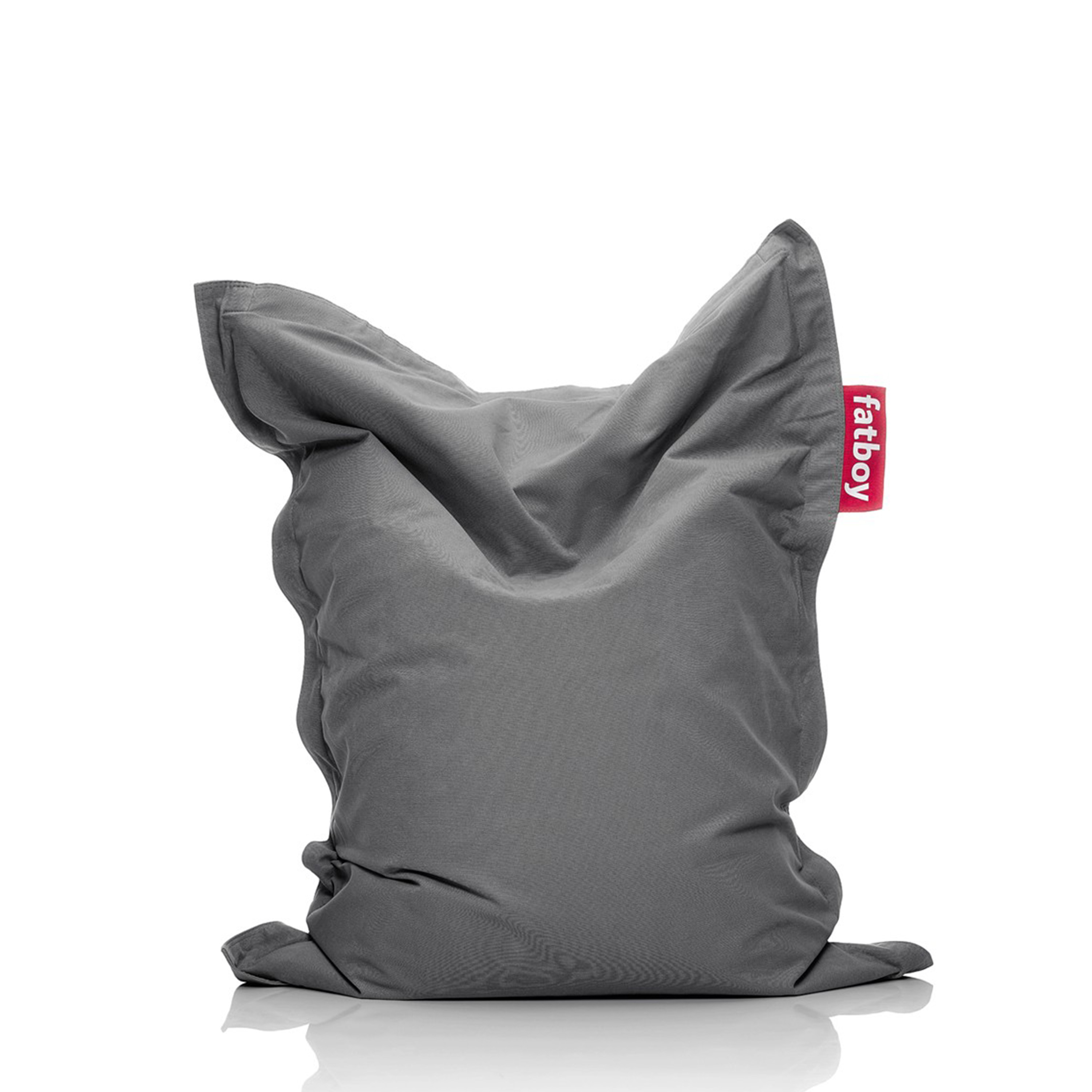 Fatboy - Junior Stonewashed Puffi Harmaa Musta - 100% bomull - Lasten sohvat ja nojatuolit