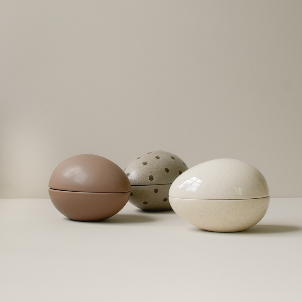 DBKD Nest Påskeegg Beige Dot