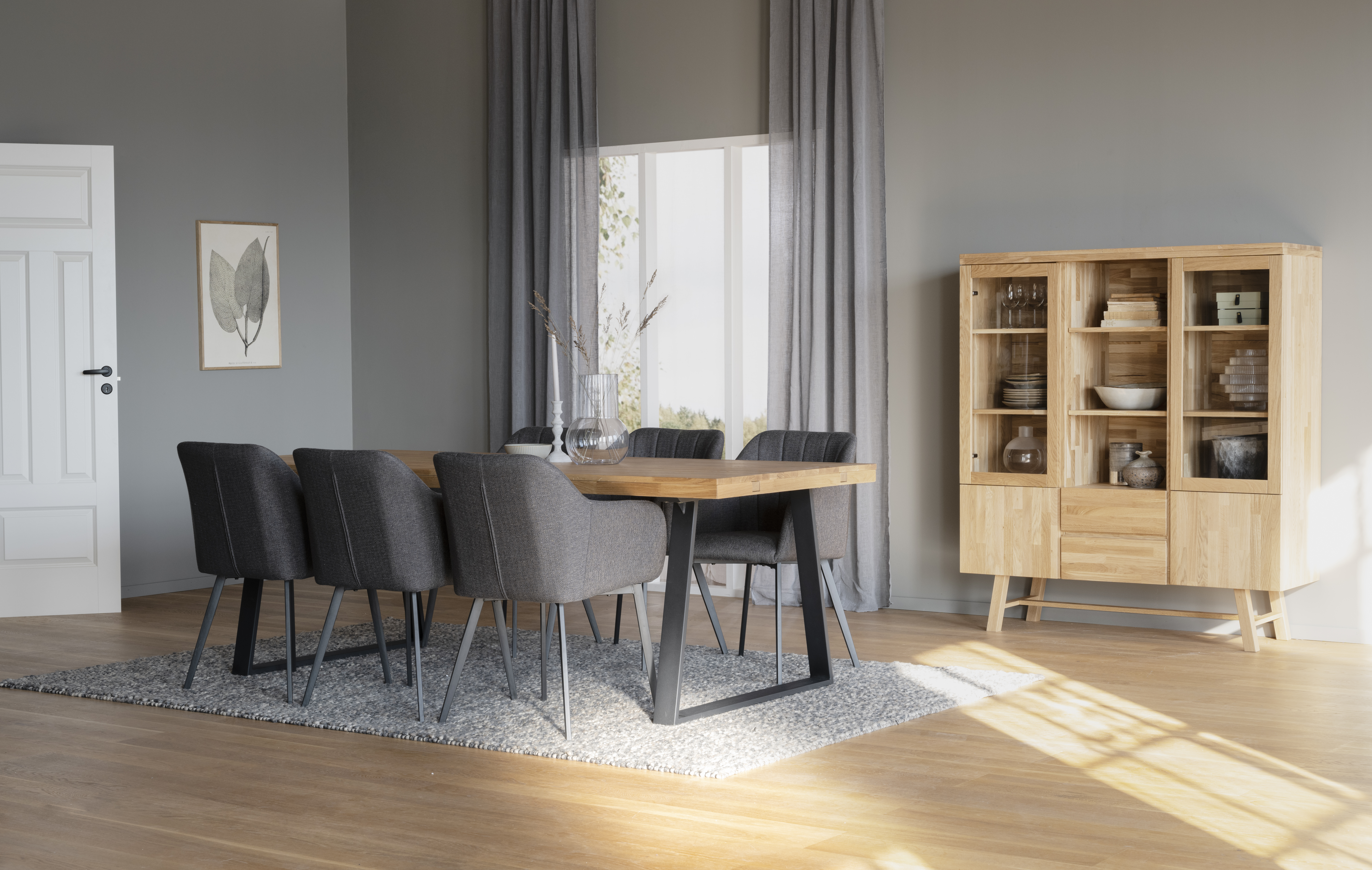 Rowico Home Bolton Karmstol Grå