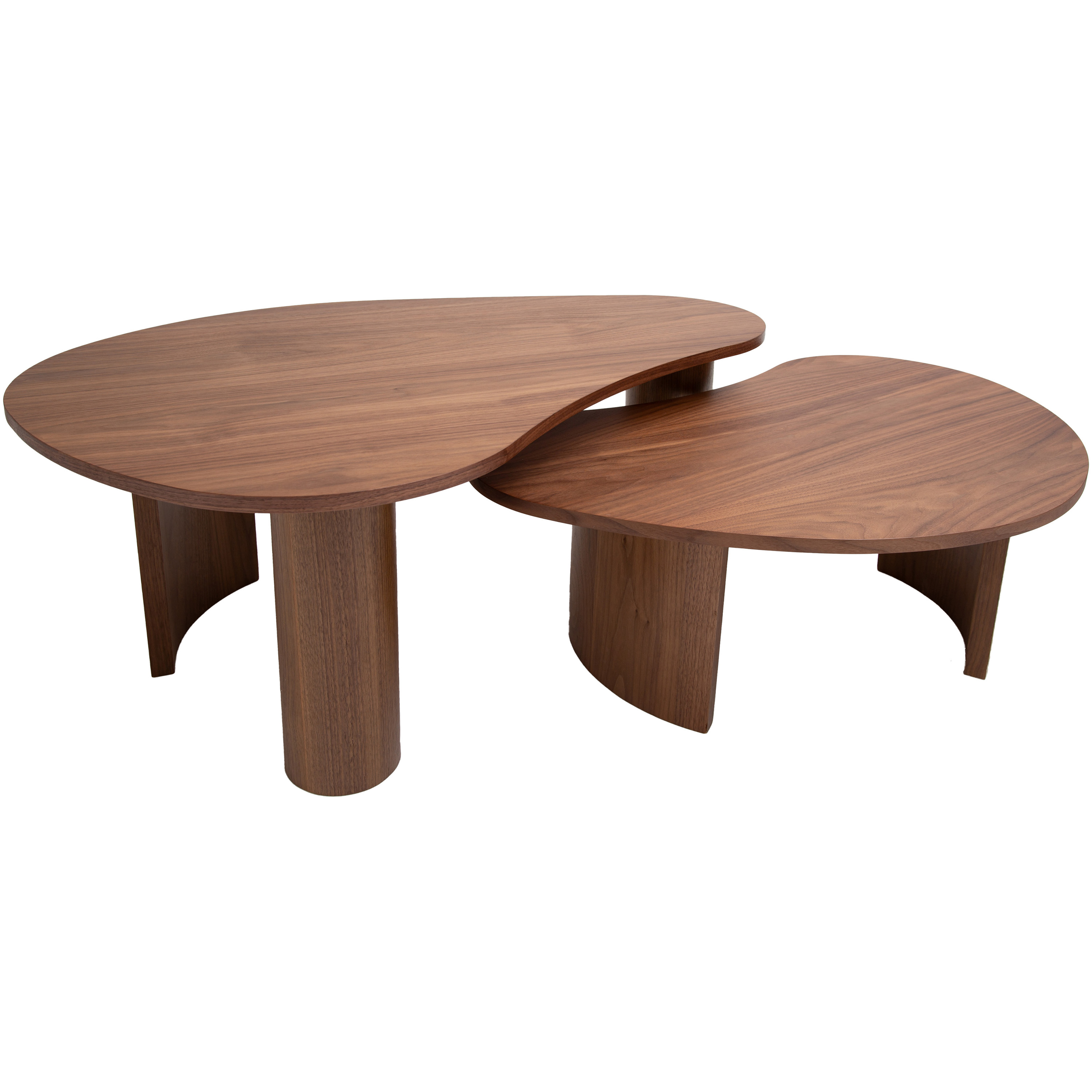 Nordic Home Carolin Satsbord Valnöt 2-pack