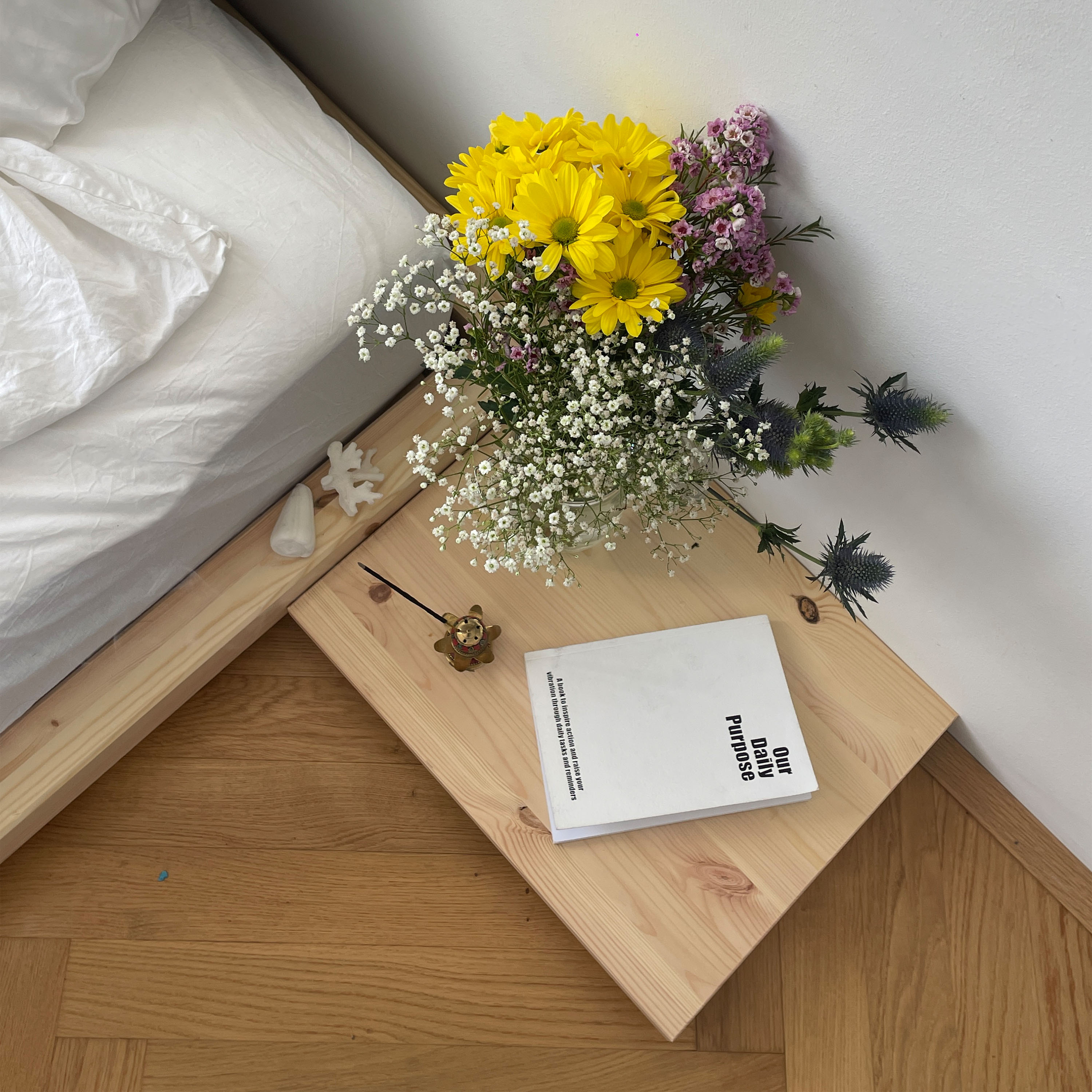 Karup Design Dock Sängbord Natur 34x45 2-pack