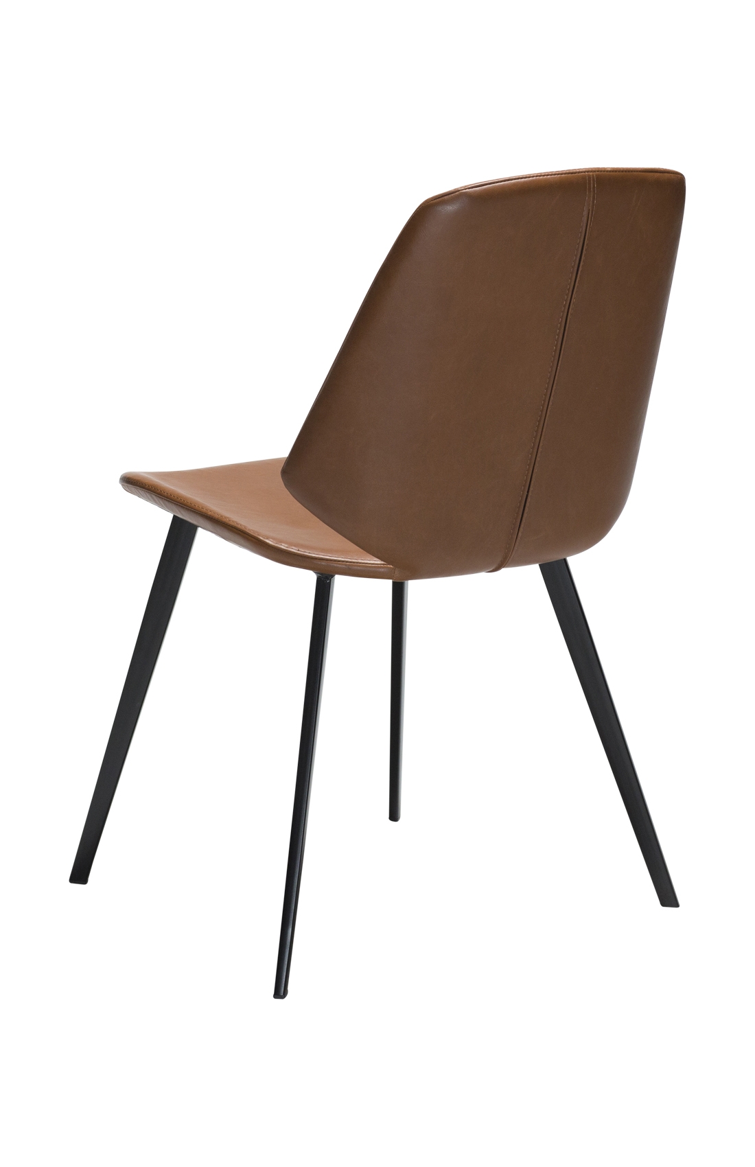 Dan Form Swing Matstol Konstläder Ljusbrun