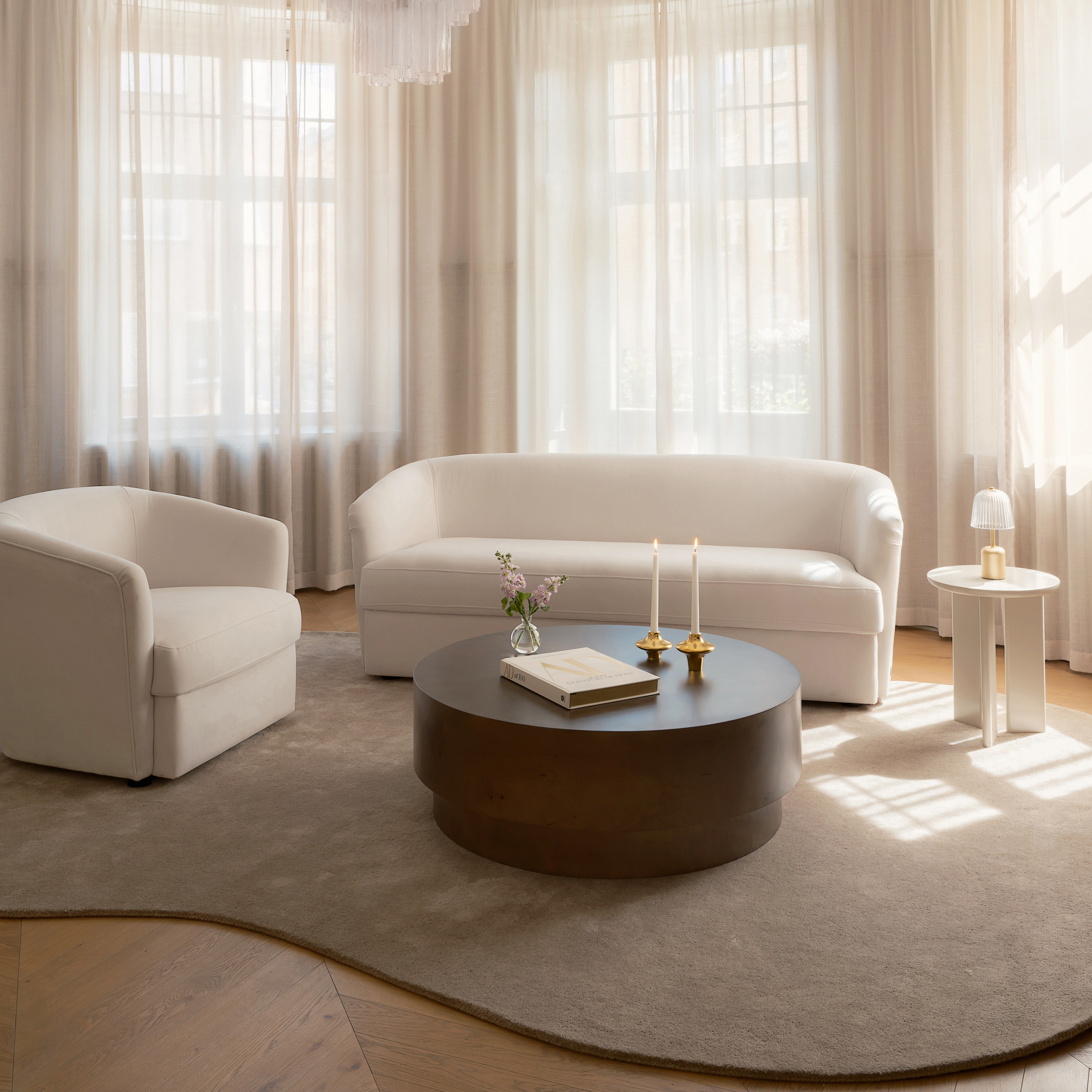 Sleepo Collection Lilo Loungestol Light Beige 83cm