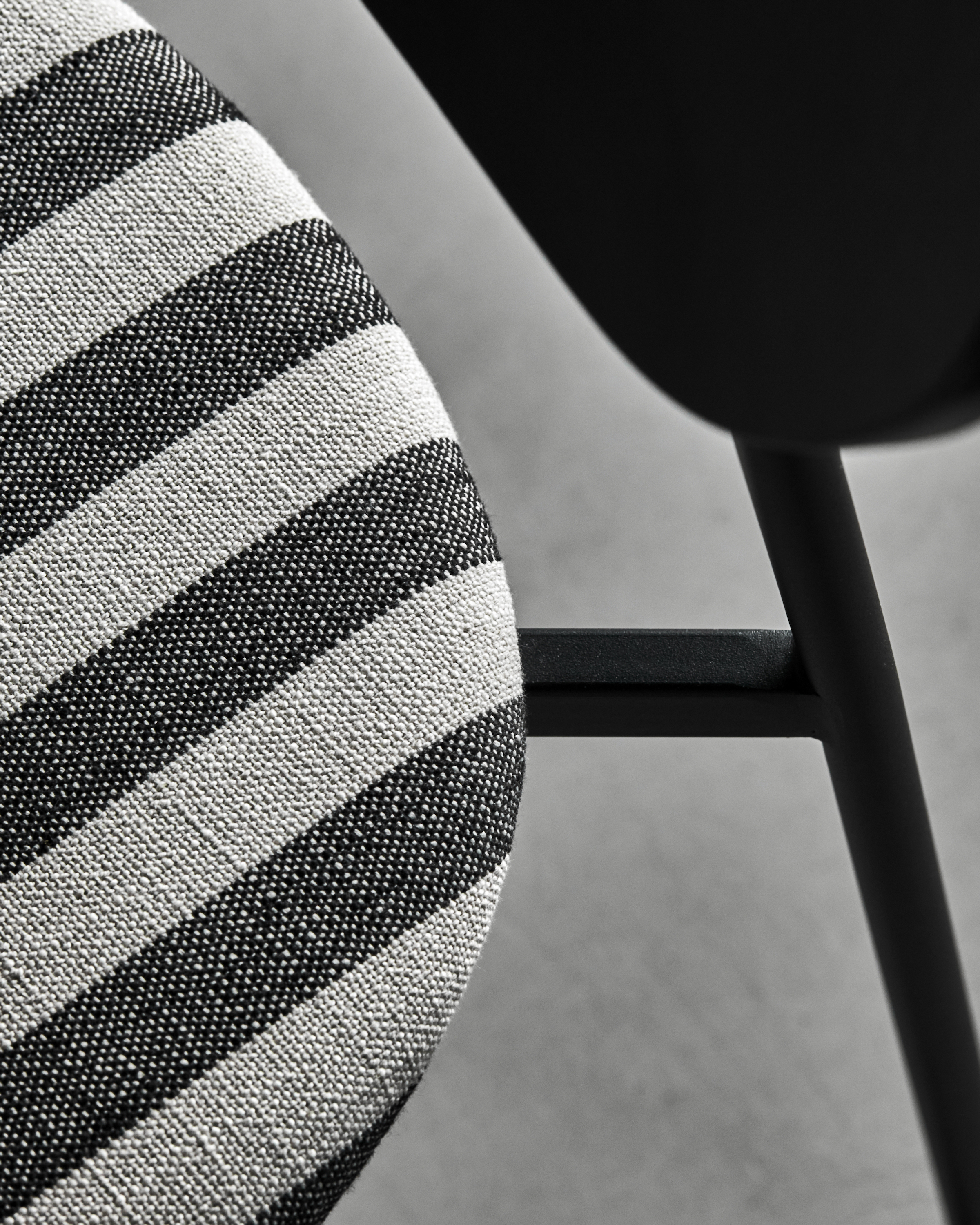 House Doctor Must Matstol Svart/Off-White 2-pack