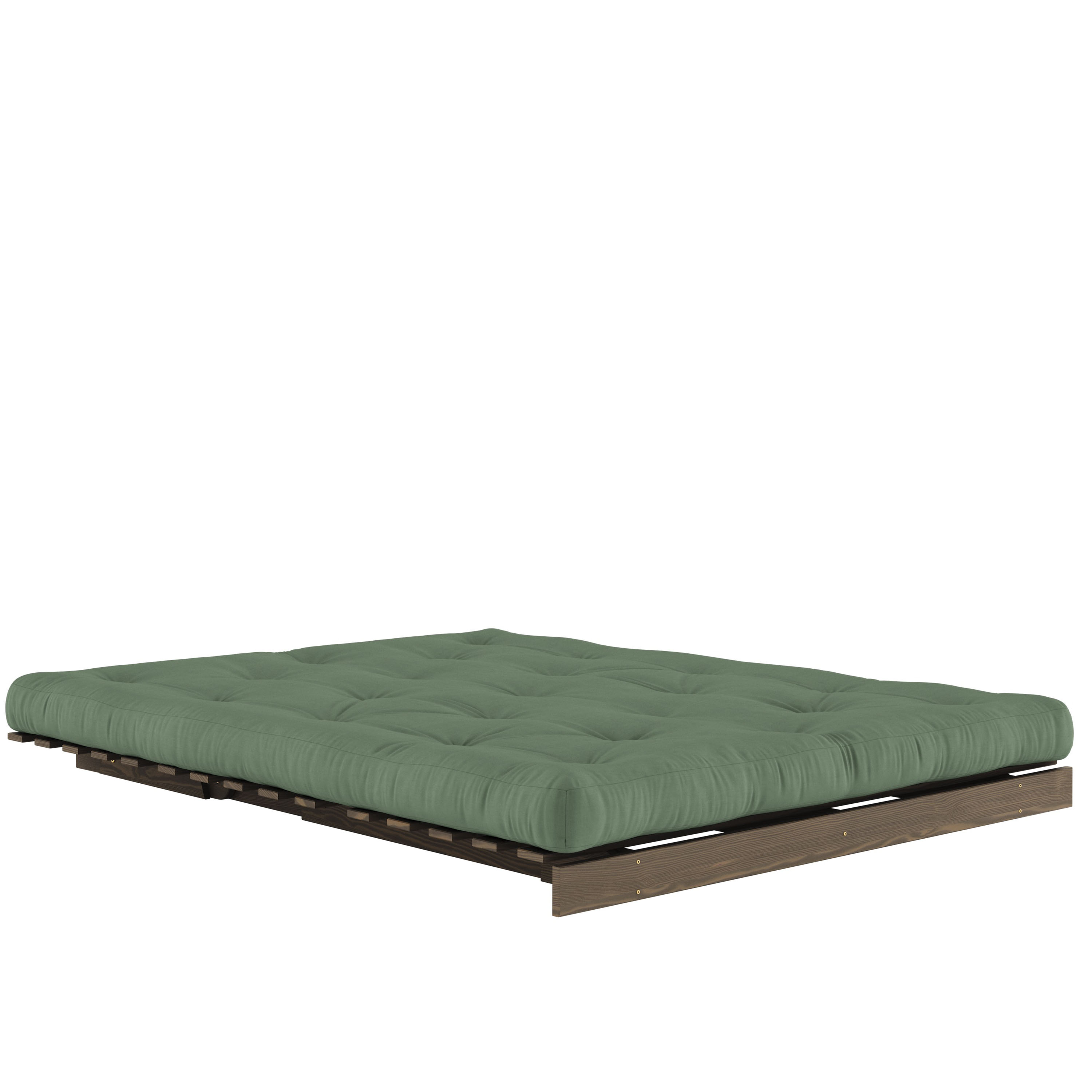 Karup Design Roots Vuodesohva Ruskea/Olive Green 160cm