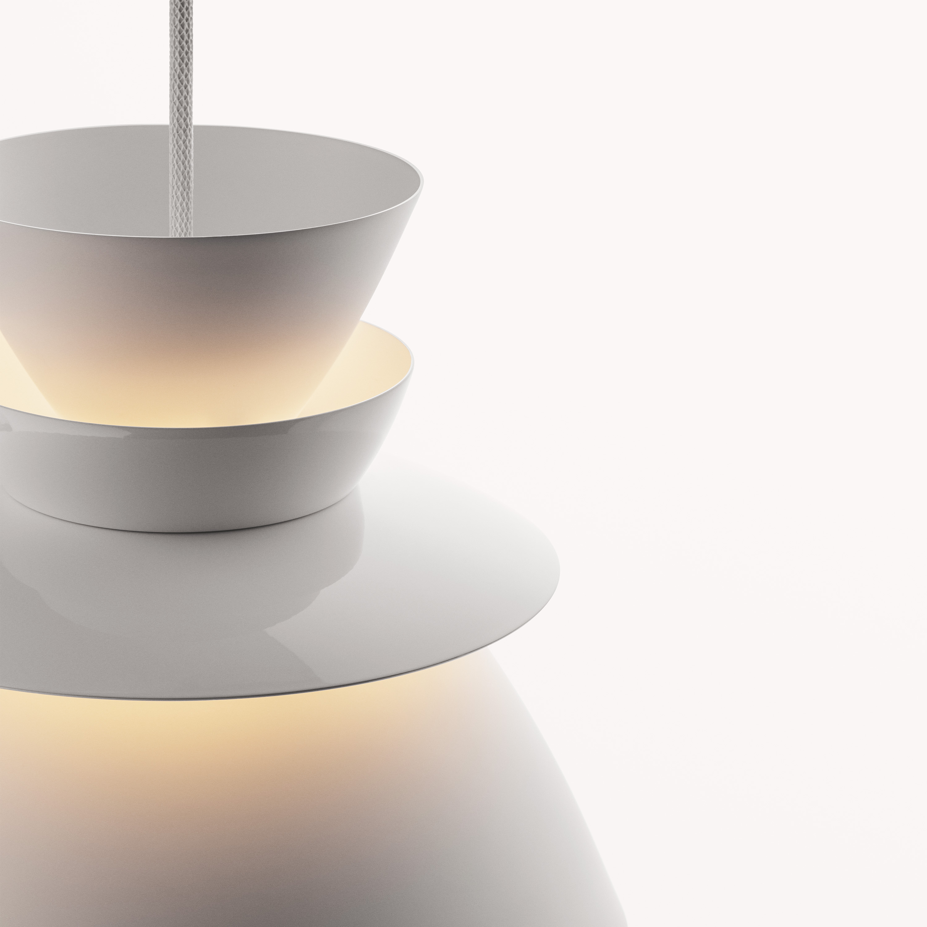 LYFA Sundowner Taklampe White 25cm