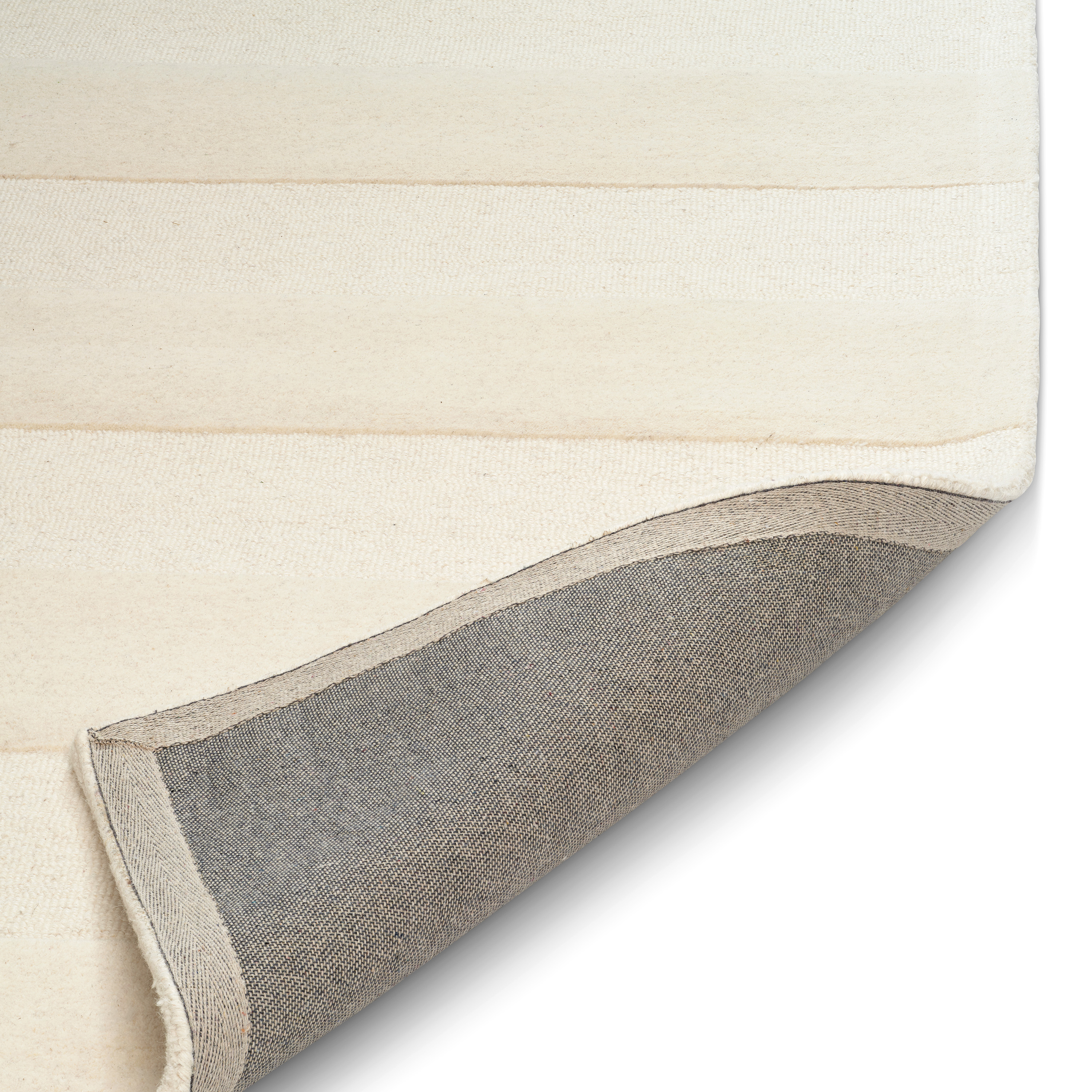 Classic Collection Stripe Boucle Bouclé Teppich Elfenbein 170x230