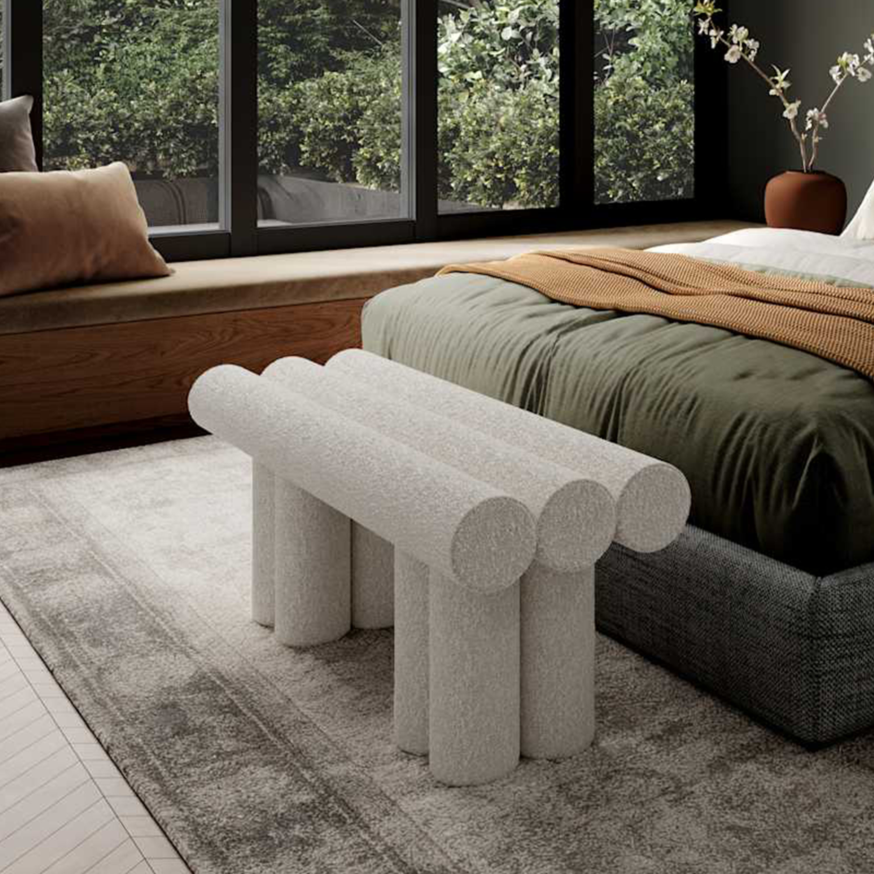 101 Copenhagen Hiro Penkki Off White 120cm