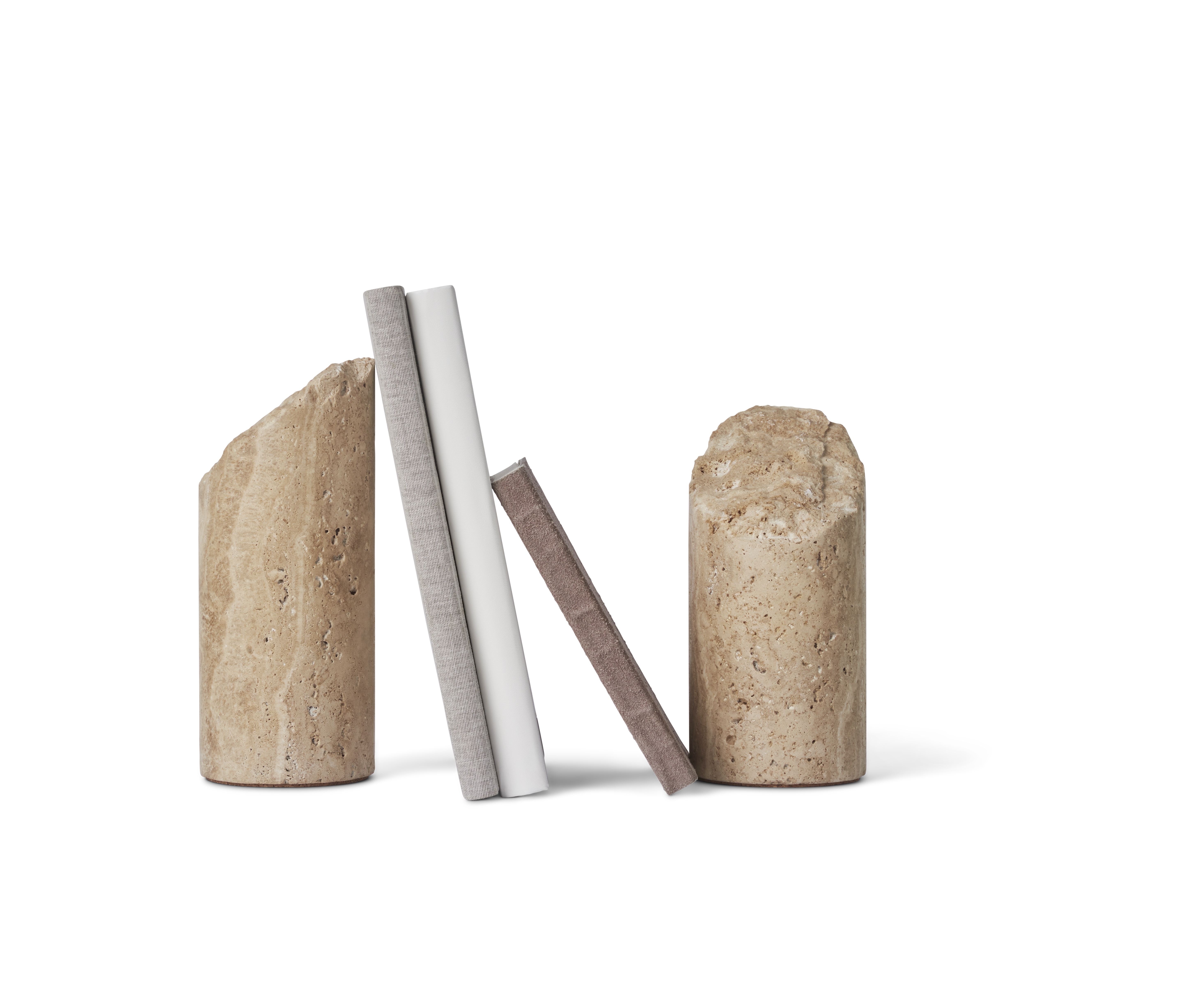 Spring Copenhagen Colonna Bokstöd Travertin Sand 2-pack
