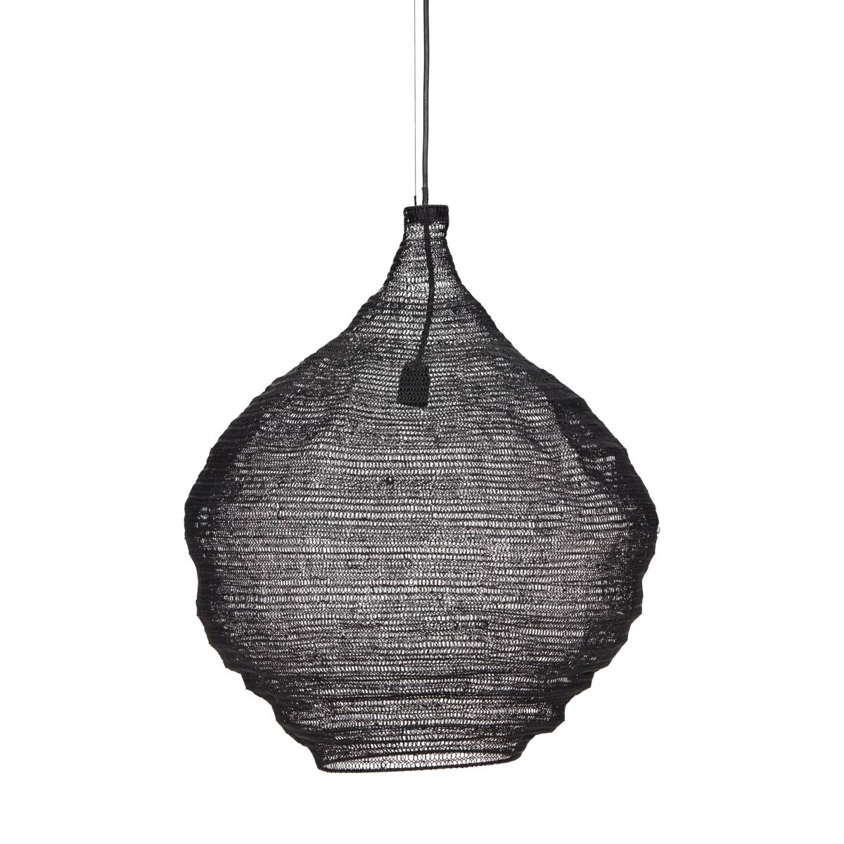 House Doctor - Mesh Lampa Svart Ø60
