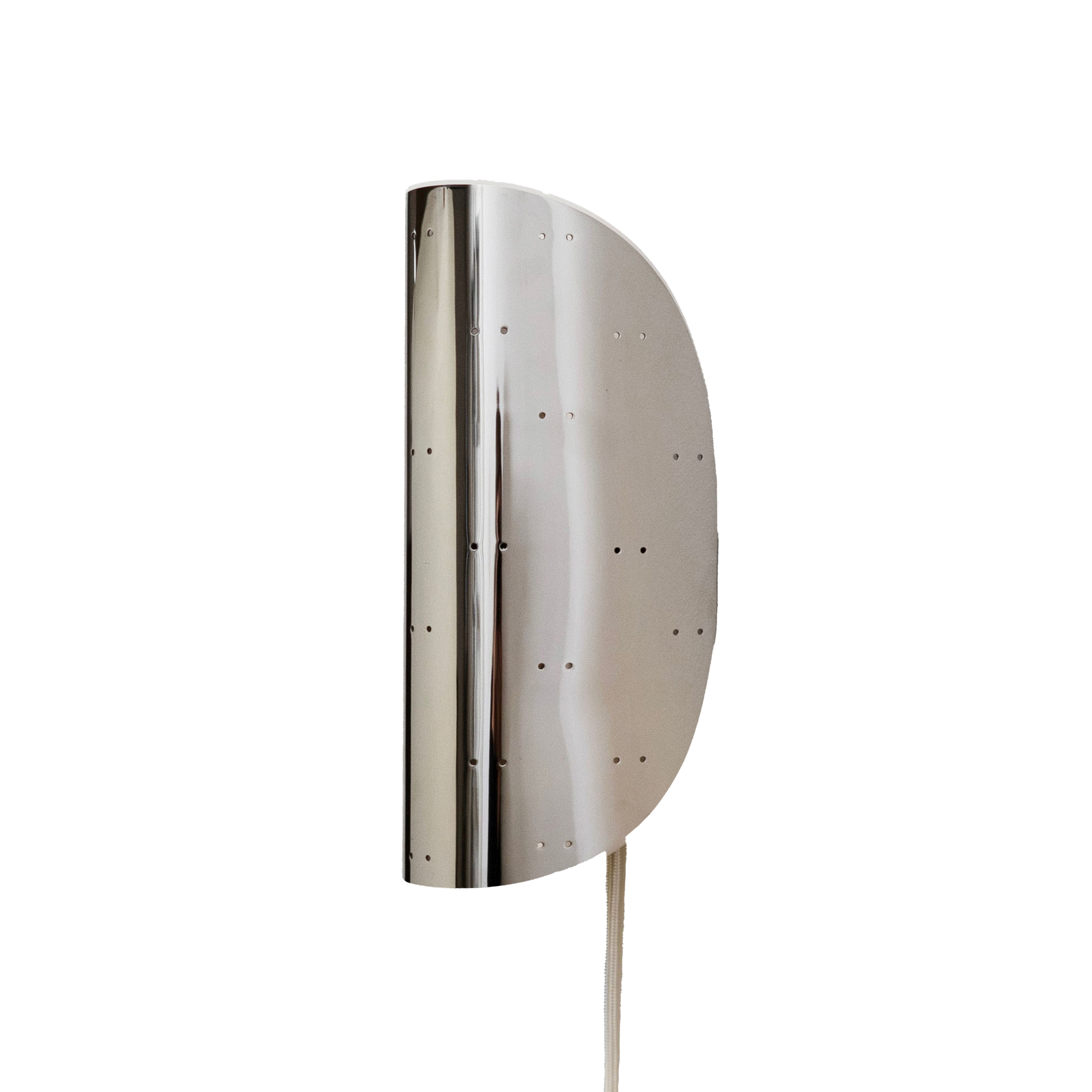 Giselle Vägglampa Polished Steel