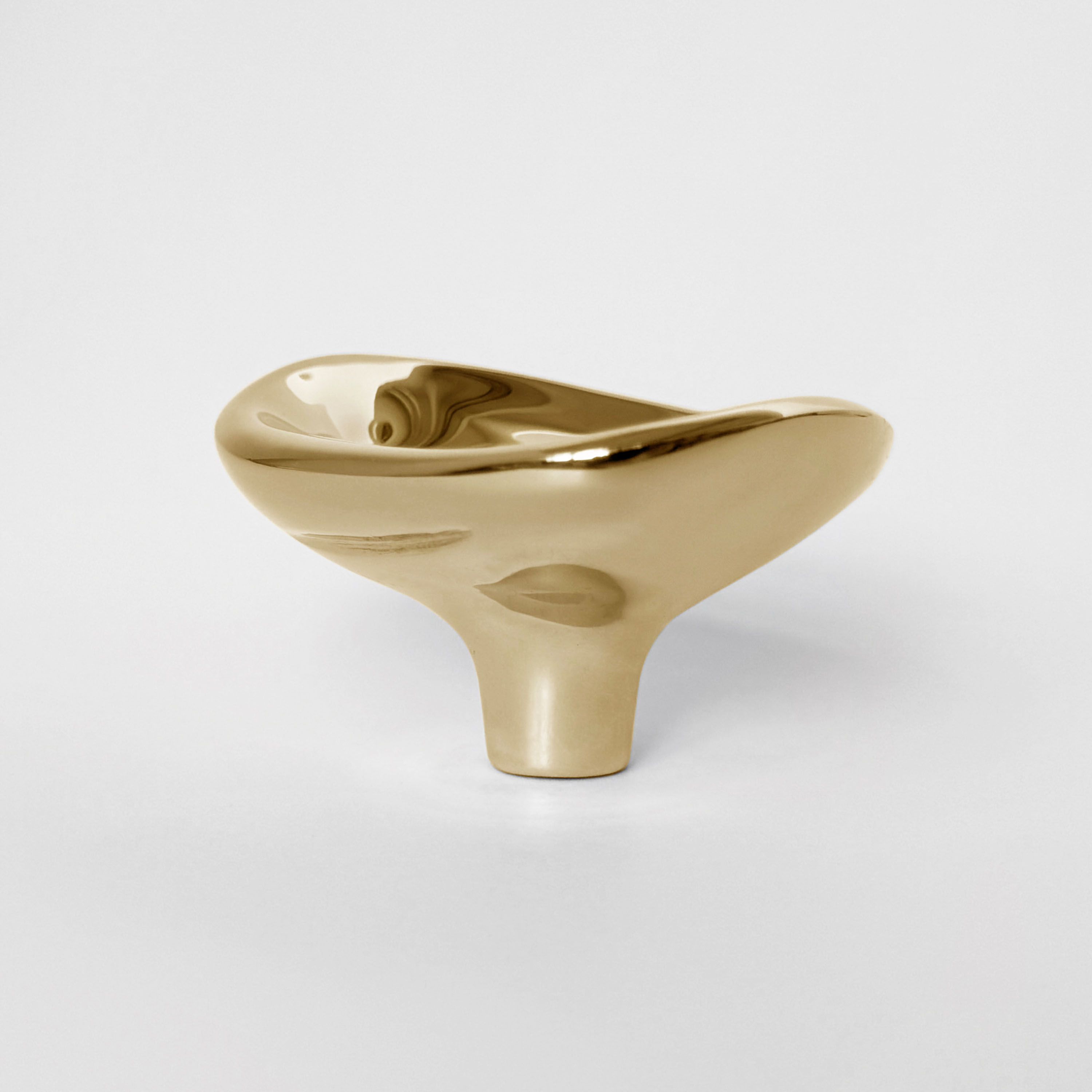 Hein Studio Ripple no. 01 Väggkrok Brass Small