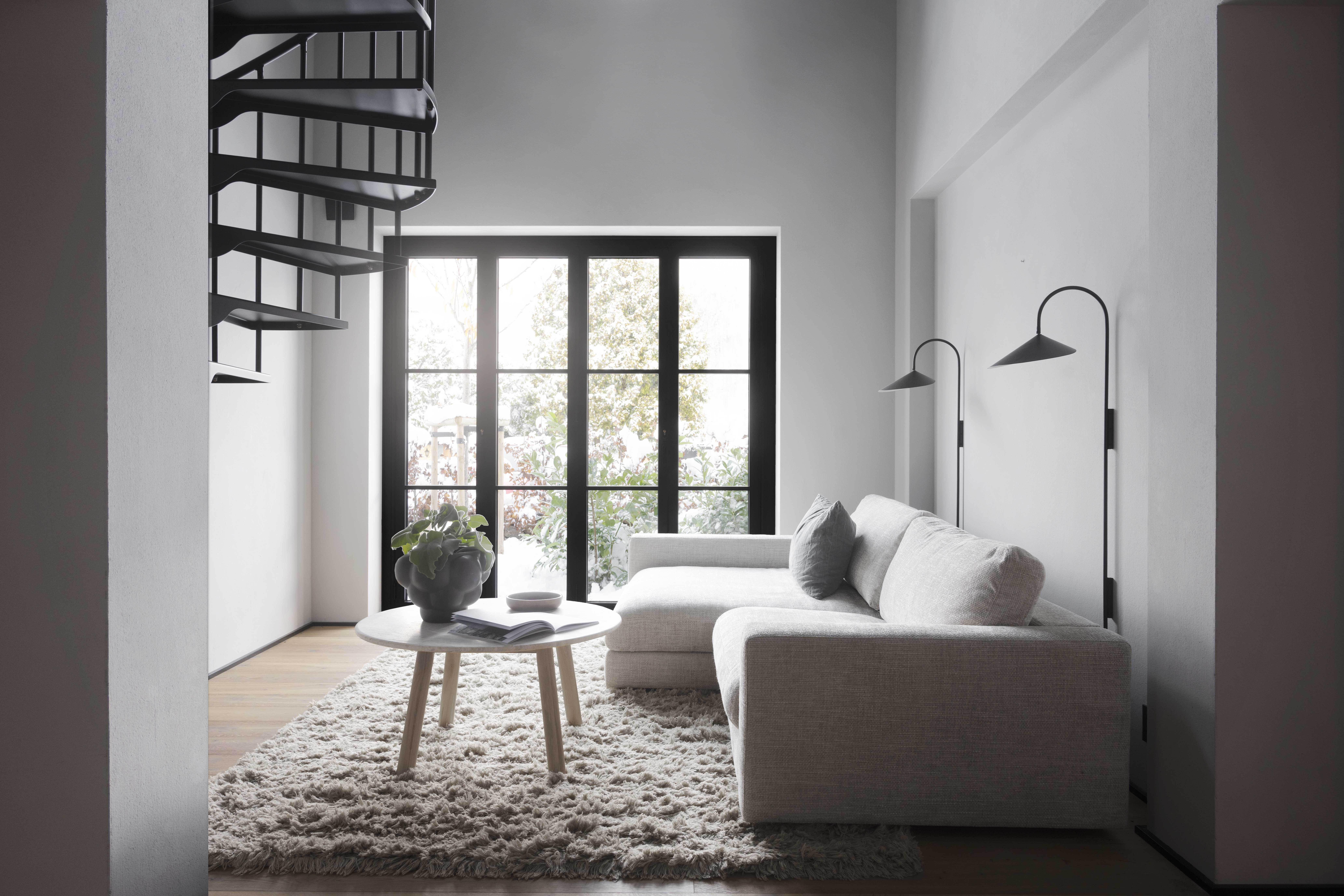 Rowico Home Duncan 1.5-sits Högermodul Ljusgrå