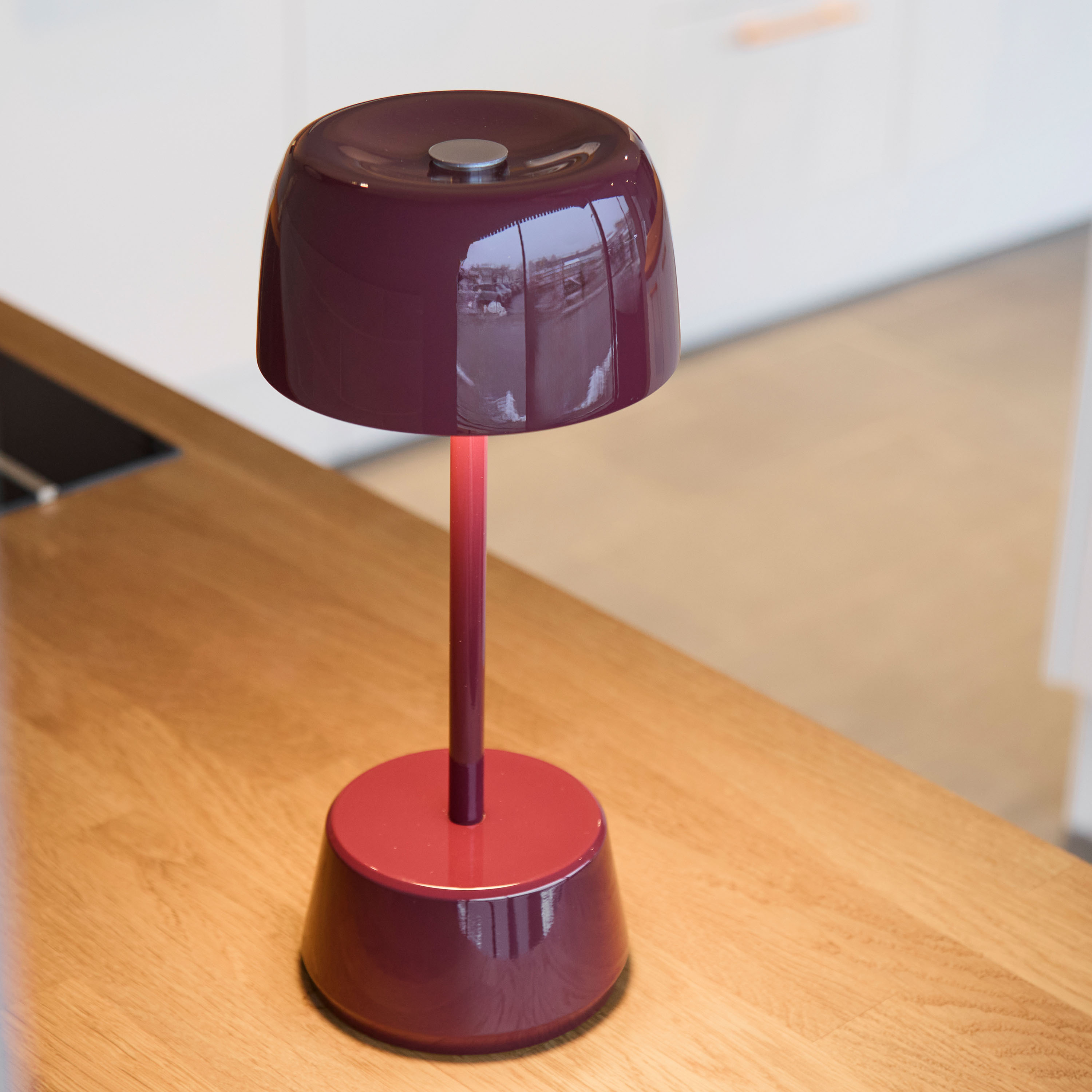 LOOM Design Dexter Portabel Bordslampa Dark Cherry 30cm