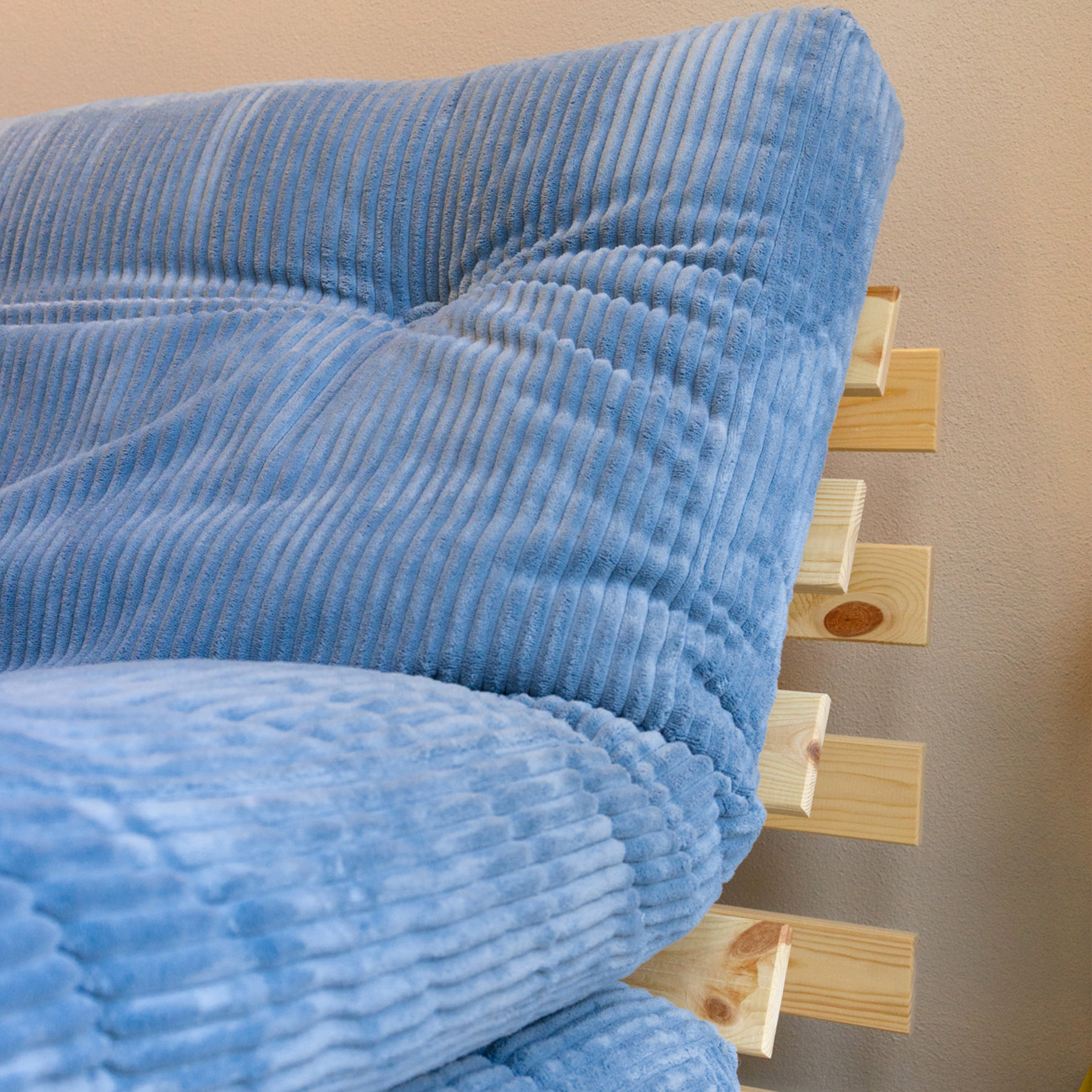 Karup Design Roots Sovesofa Raw/Hazy Blue 140cm