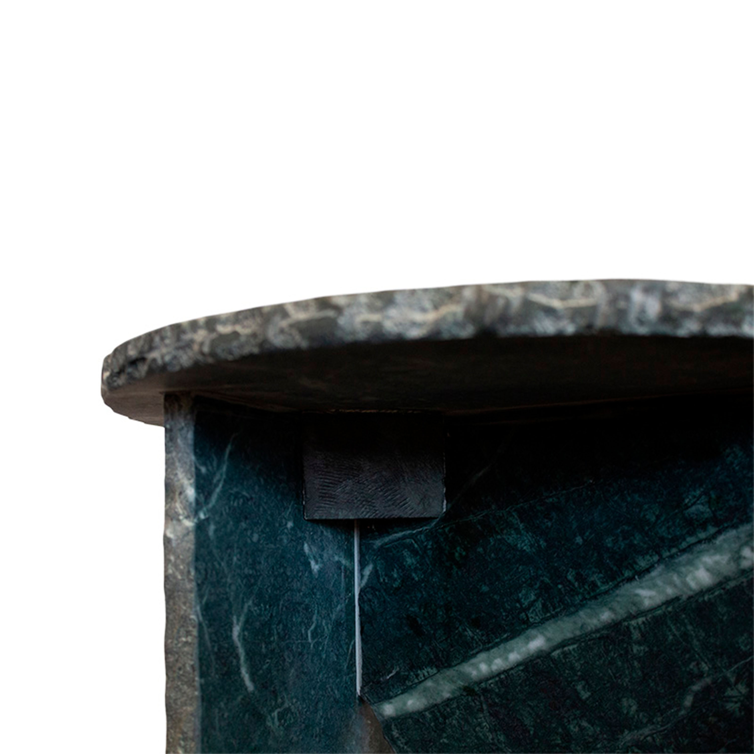 Muubs Verde Sidebord Green Marble Ø40