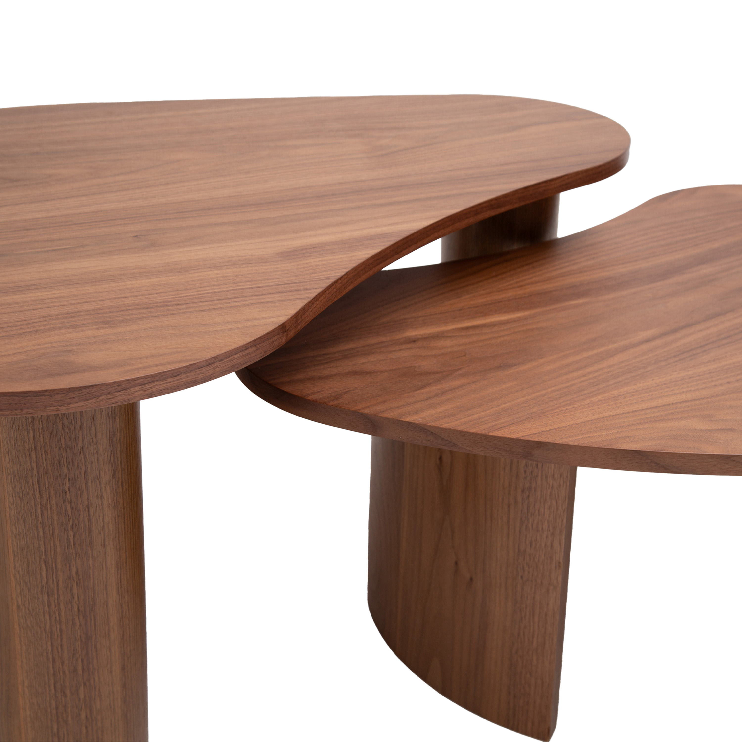 Nordic Home Carolin Satsbord Valnöt 2-pack