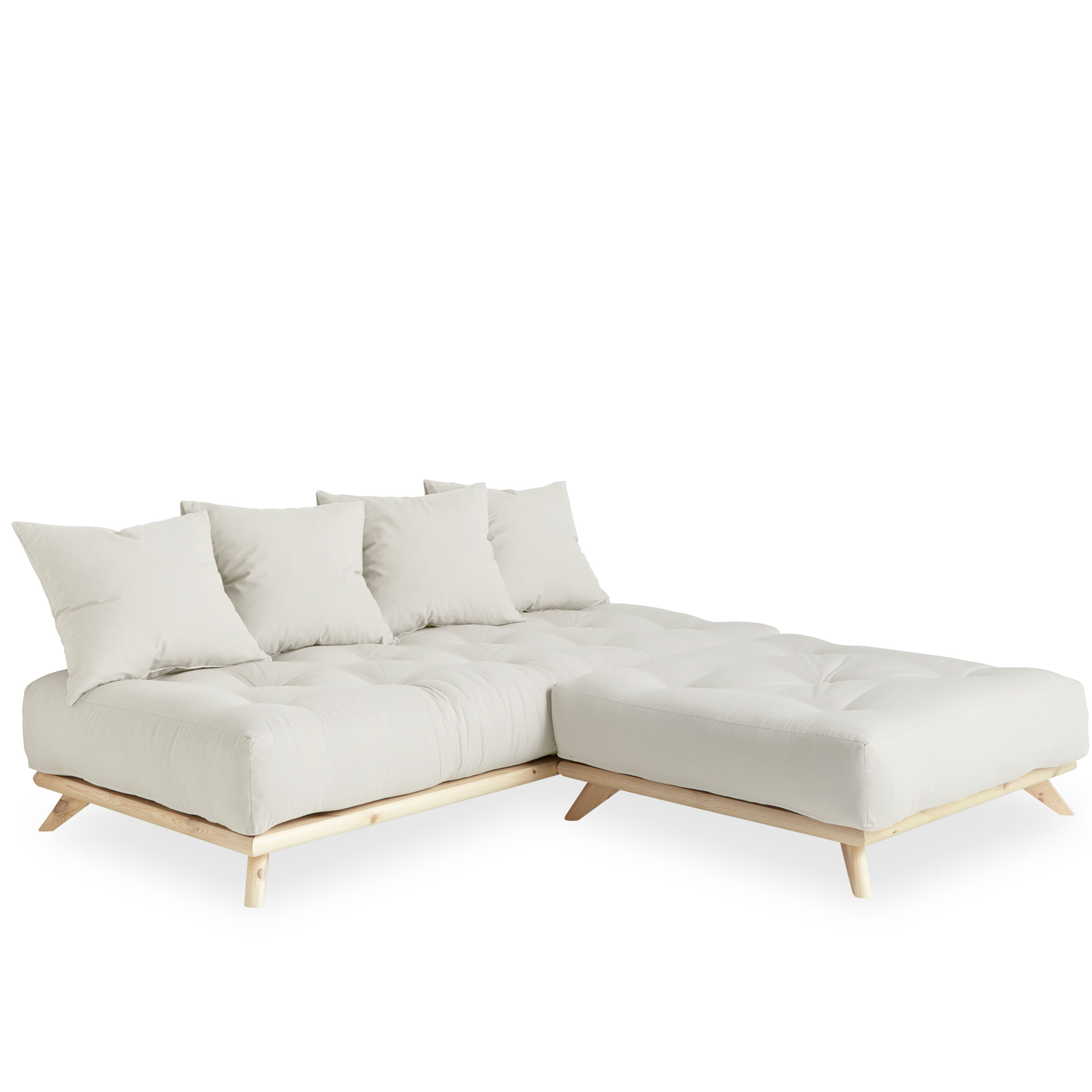 Karup Design Senza Vuodesohva Luonnollinen/Valkoinen 200 cm
