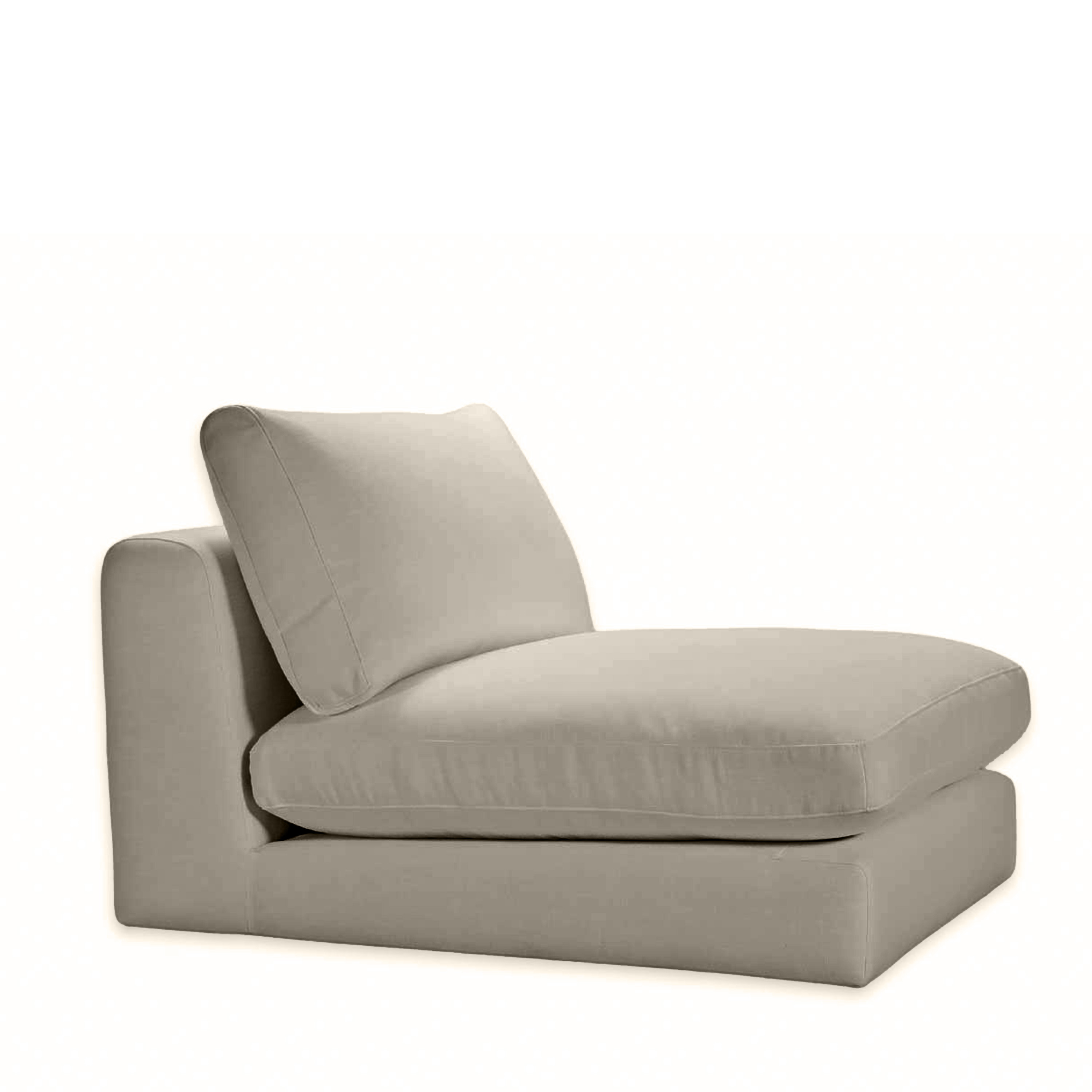 Sleepo Collection Capri 1-sits Soffmodul Taupe 85cm