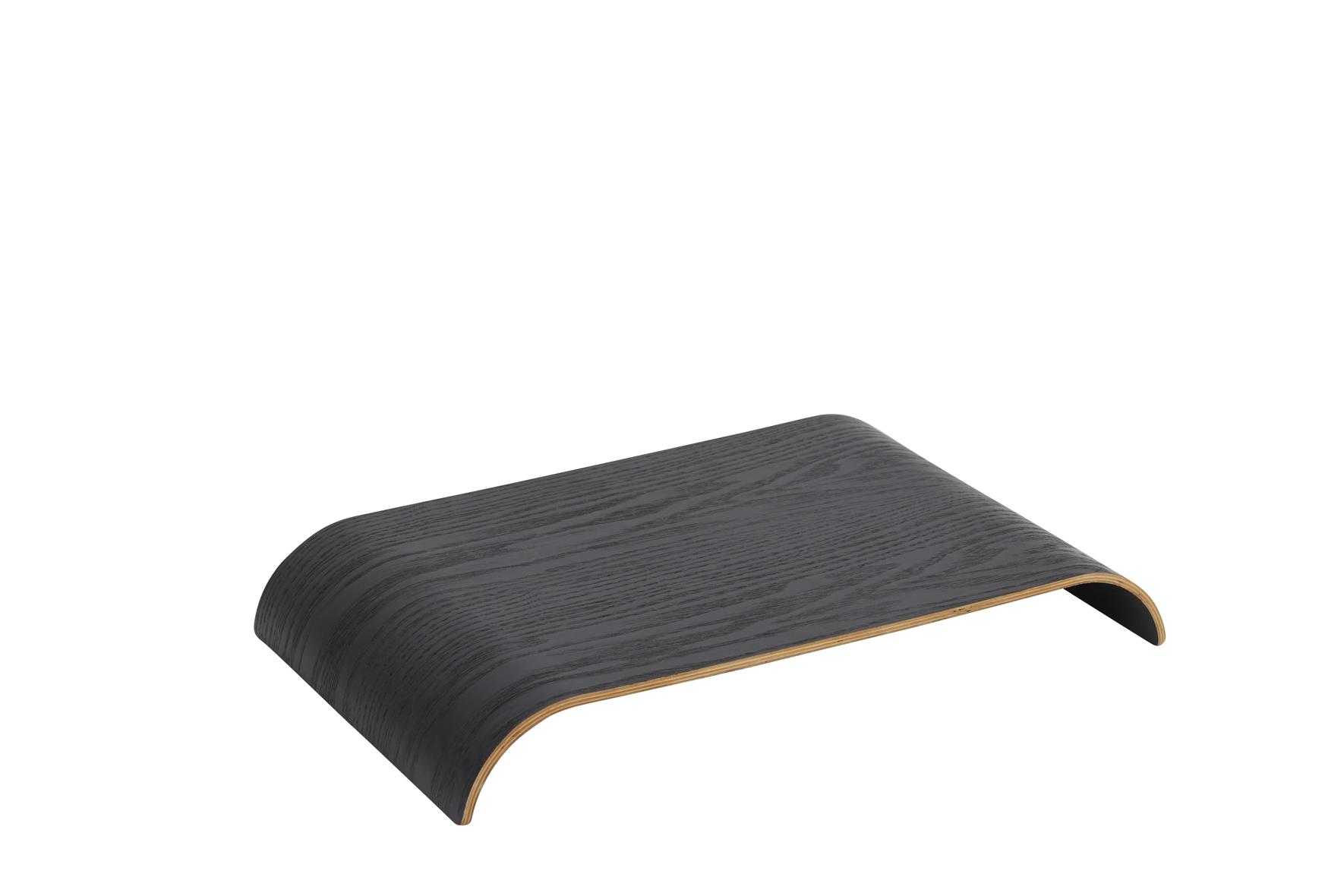 AYTM - Curva Holzplatte Schwarz 41x25 - Wandregal