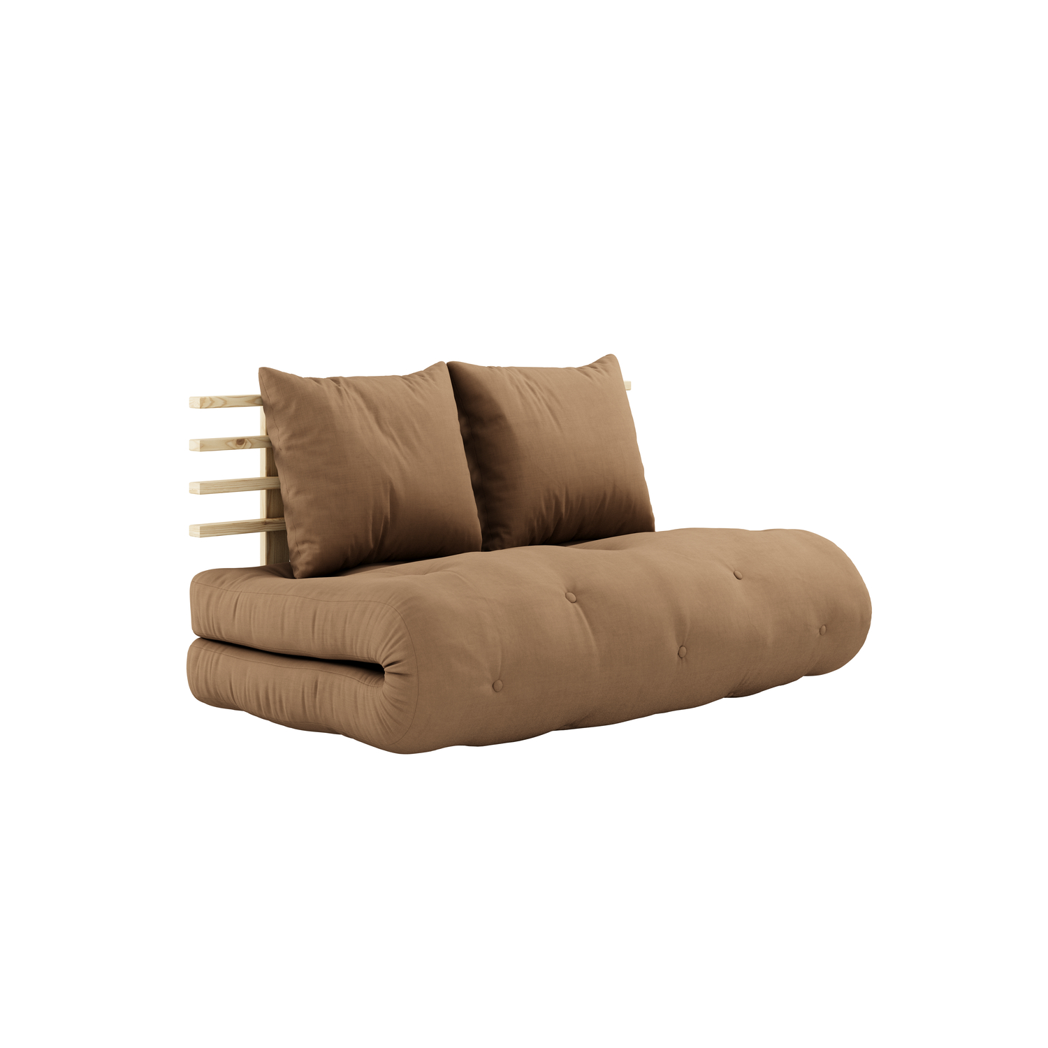 Karup Design - Shin Sano Bäddsoffa Natur/Mocca 140cm - Brun
