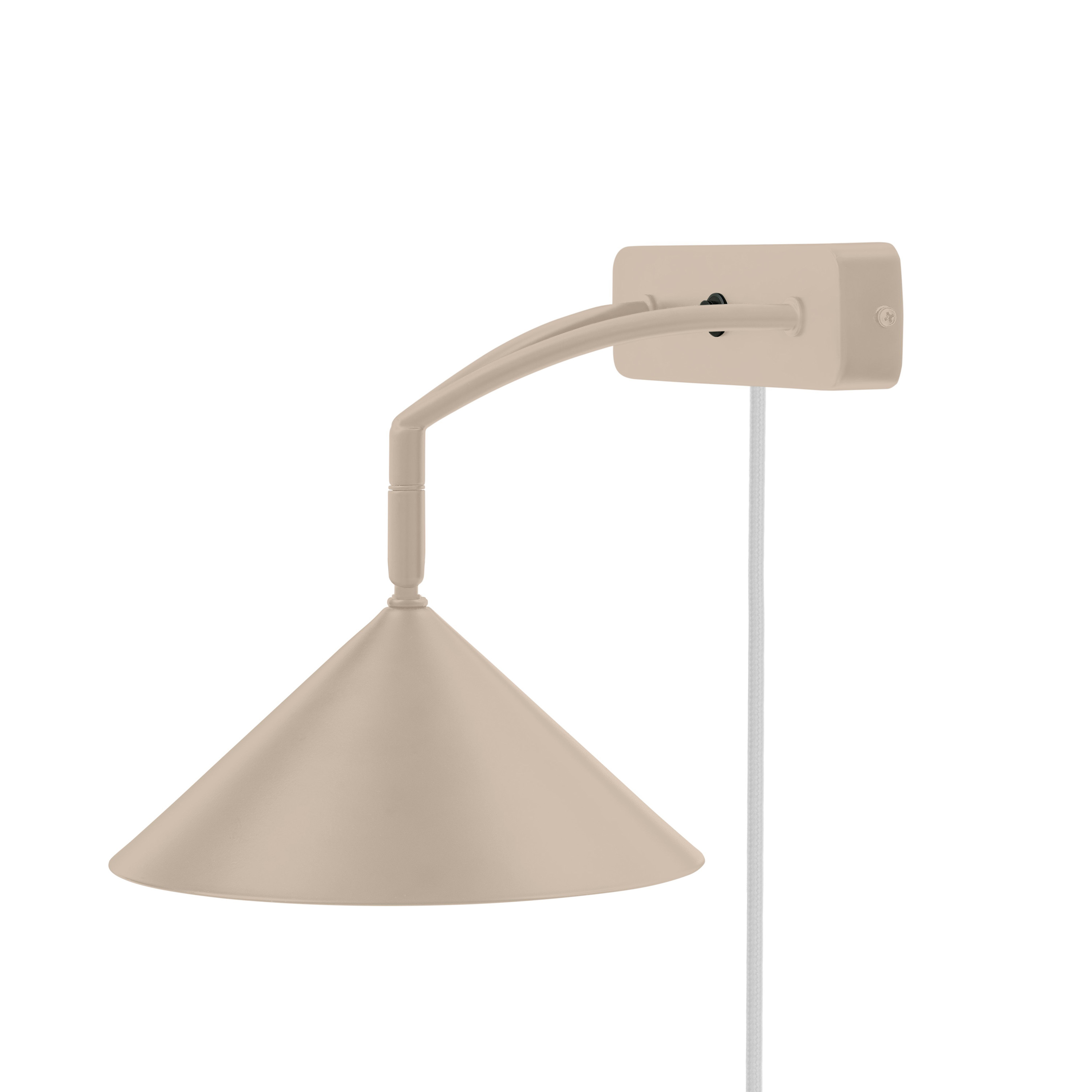 Globen Lighting - Curve Wandlampe Beige - Schwarz - Wandleuchten