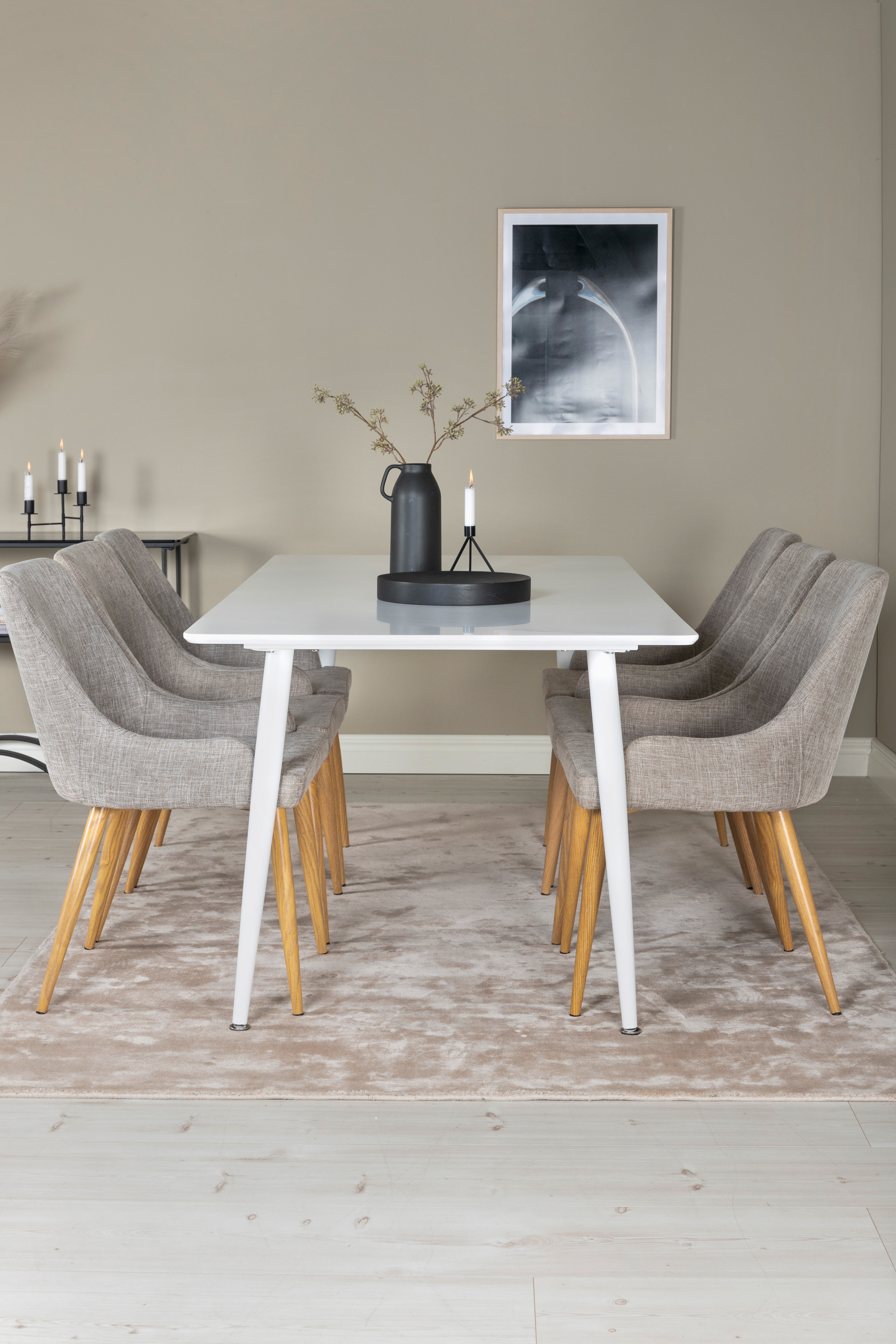 Venture Home Kristin Matbord Vit 180cm