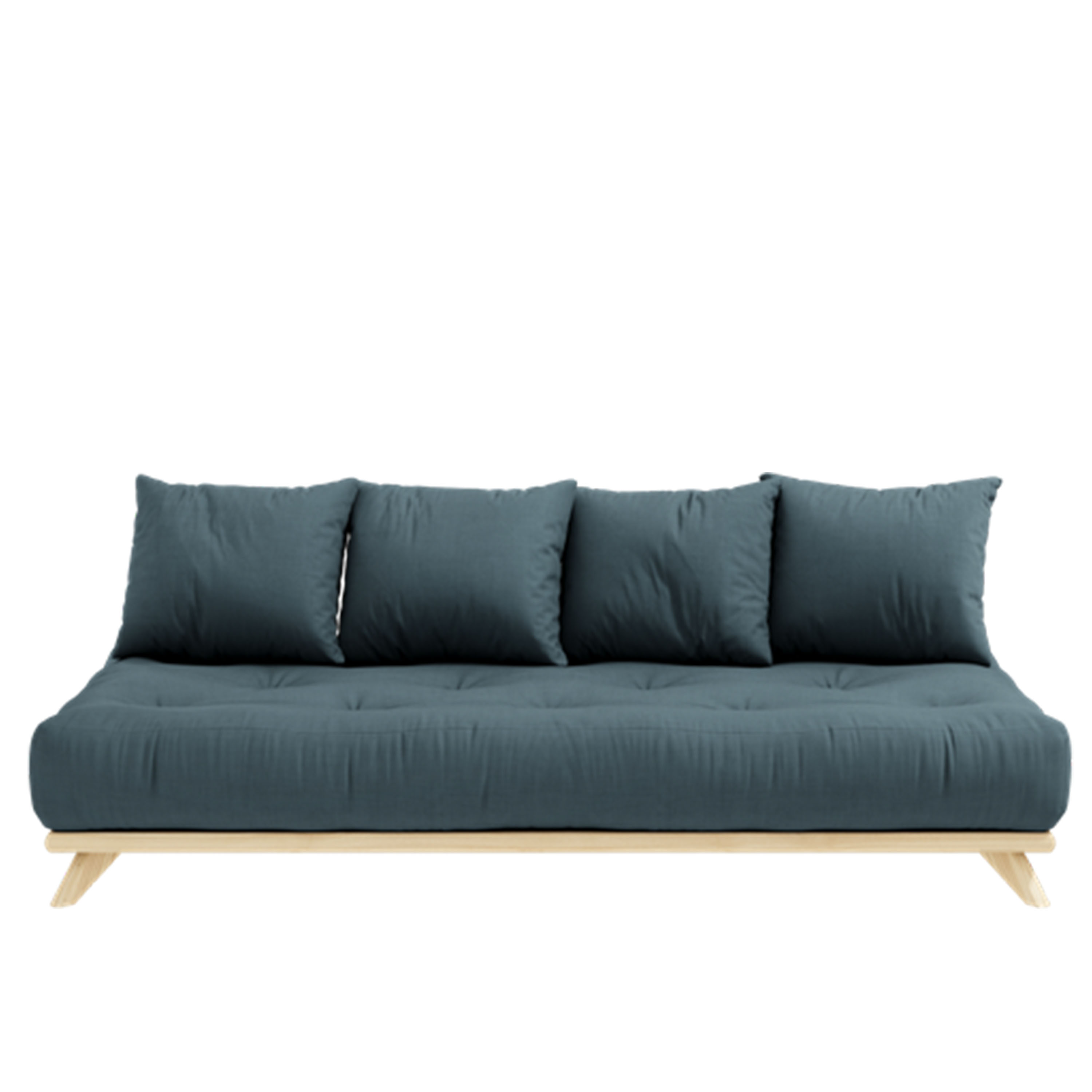Senza Vuodesohva Luonnonvärinen/Petrol Blue 200cm