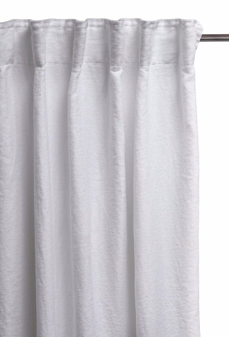 Himla - Sunshine Gardinlängd Linne White 290cm - Vit
