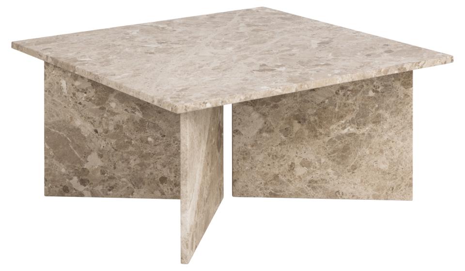 Sleepo Collection - Ilex Couchtisch Beige Marmor 90cm