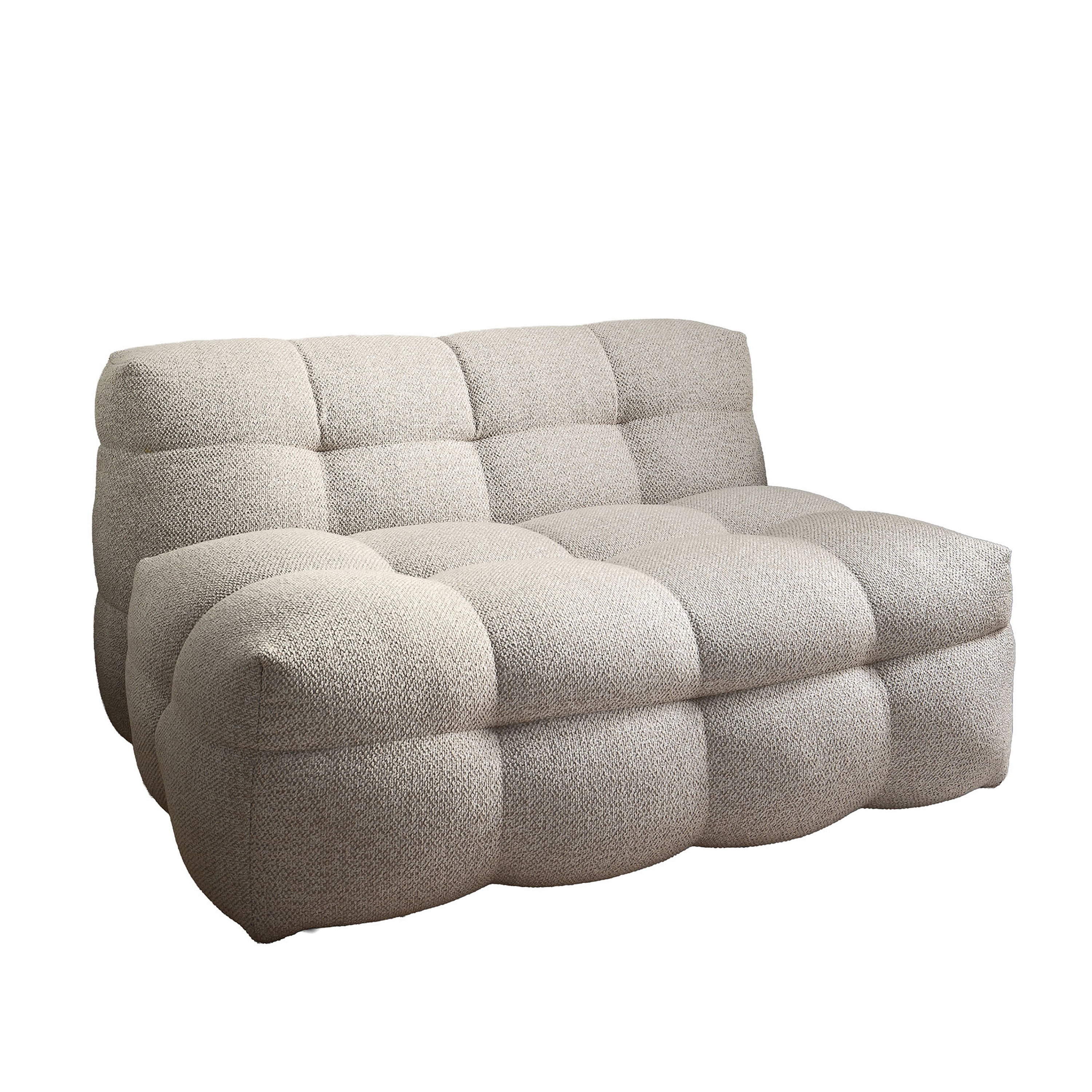 Billie Loungetuoli Beige Bouclé 120 cm