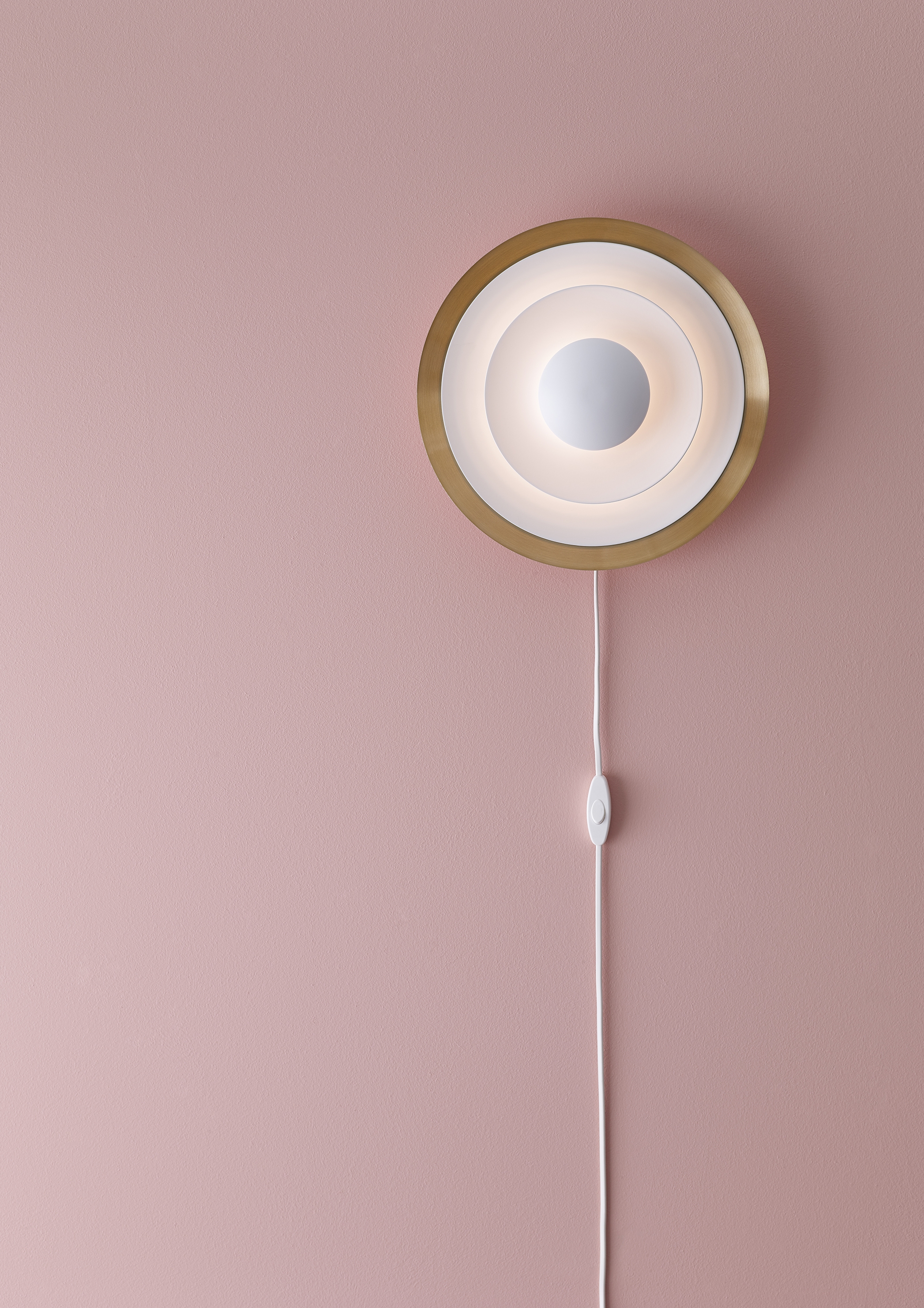 Belid Diablo Led Vegglampe Messing Ø30