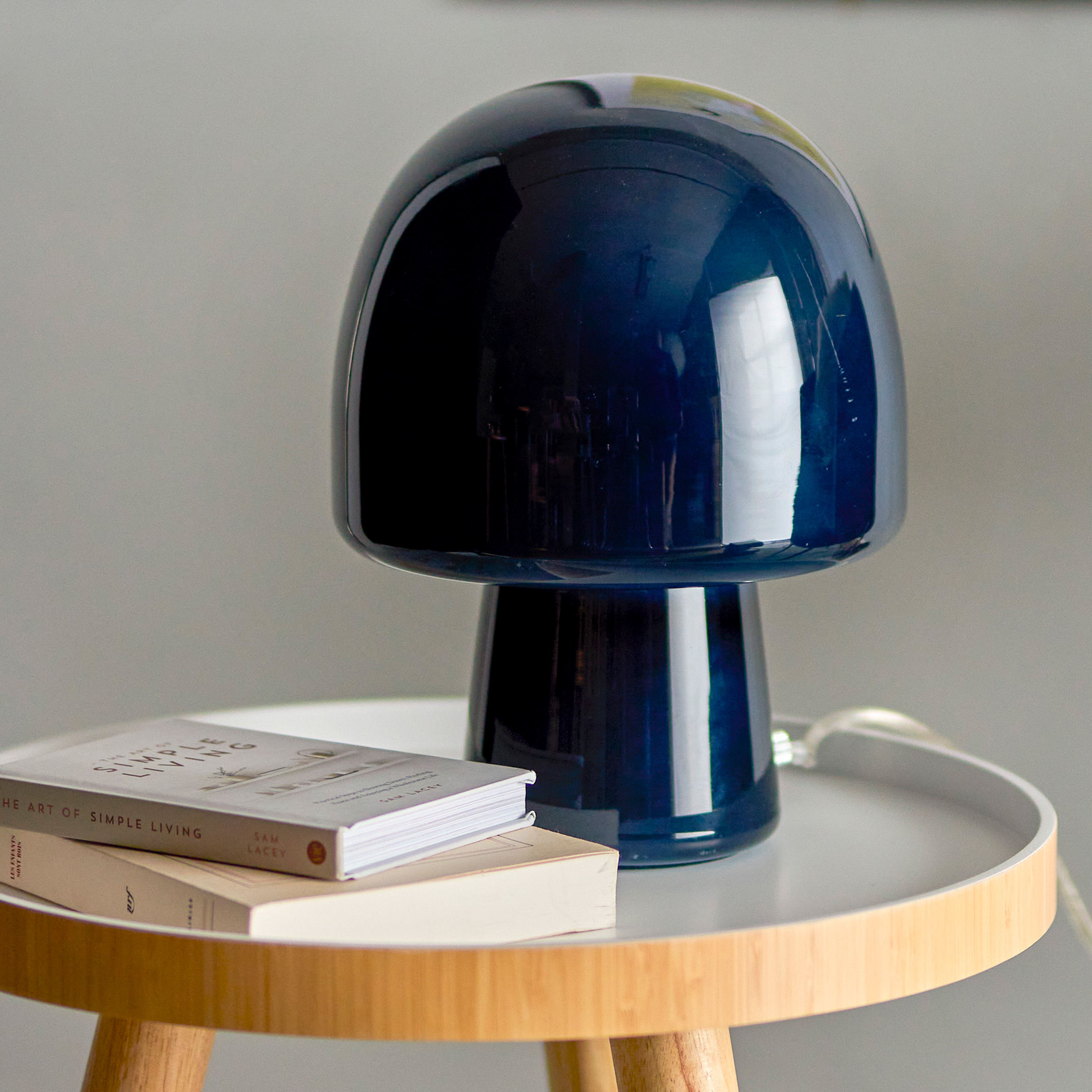 Bloomingville Paddy Tischlampe Blau
