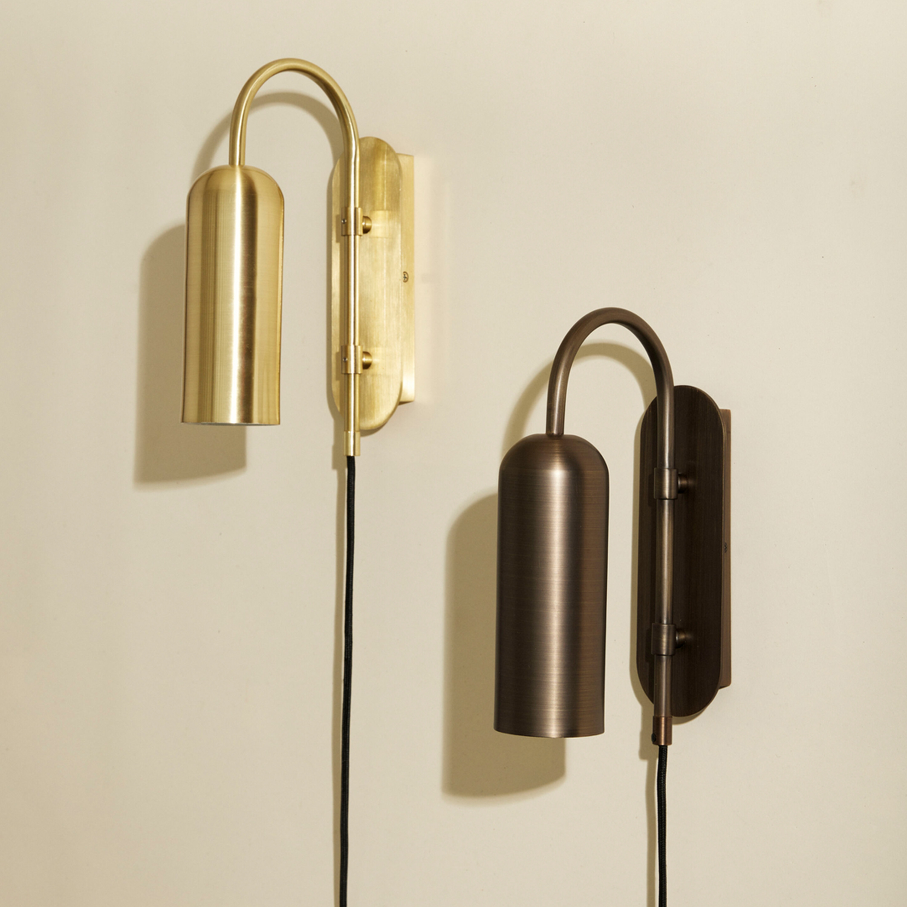 Hübsch Zenith Wandleuchte Burnished brass 29cm