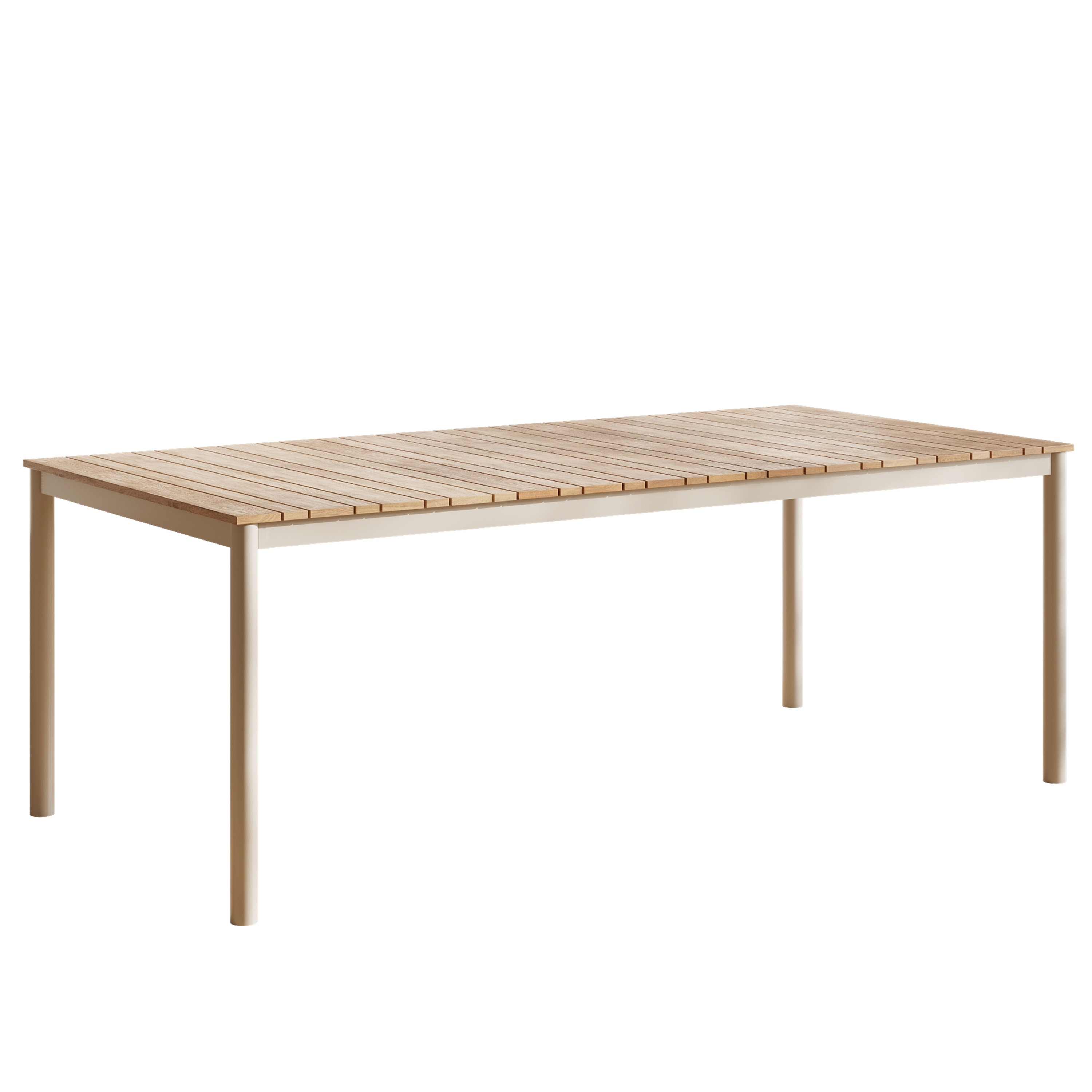 Mood Nova Ruokapöytä Sandy Grey/Tiikki 219x100