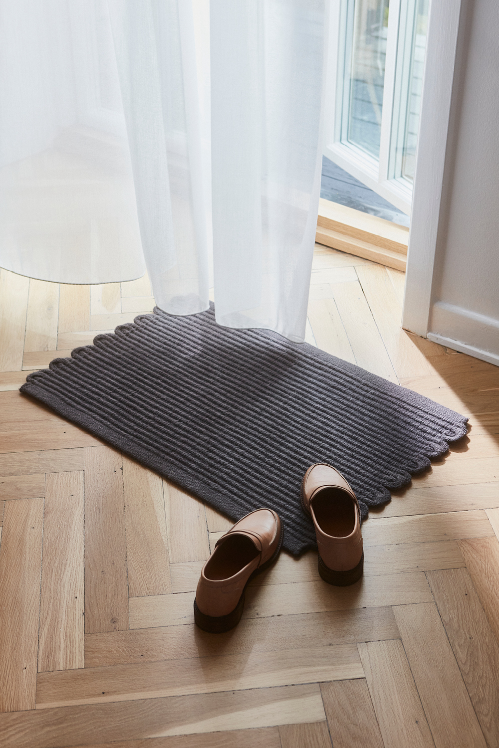 AYTM Redono Dörrmatta Dark Grey 50x70