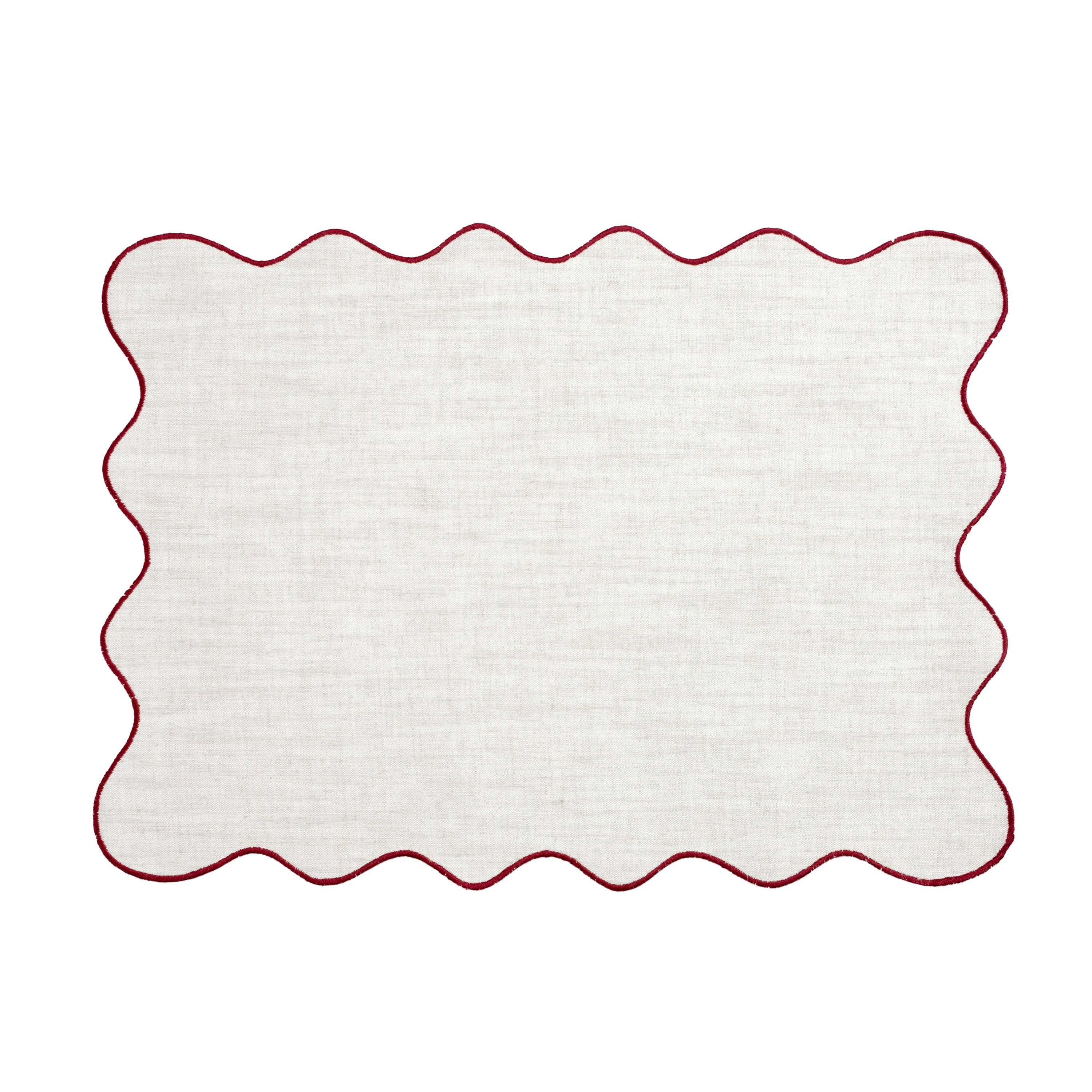 Sabina Tablett Vinröd 35x45