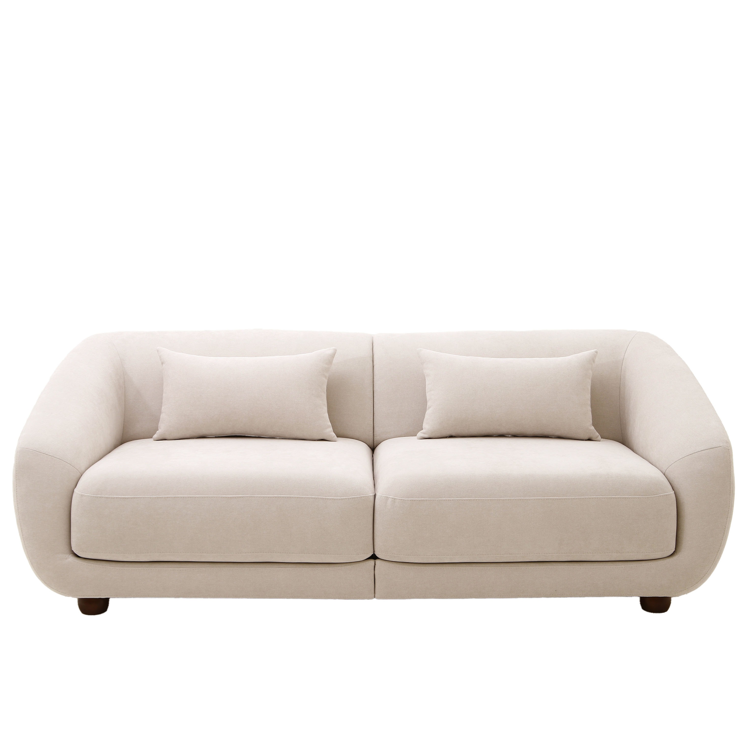 Alba 2-Sitzer-Sofa Beige 218cm