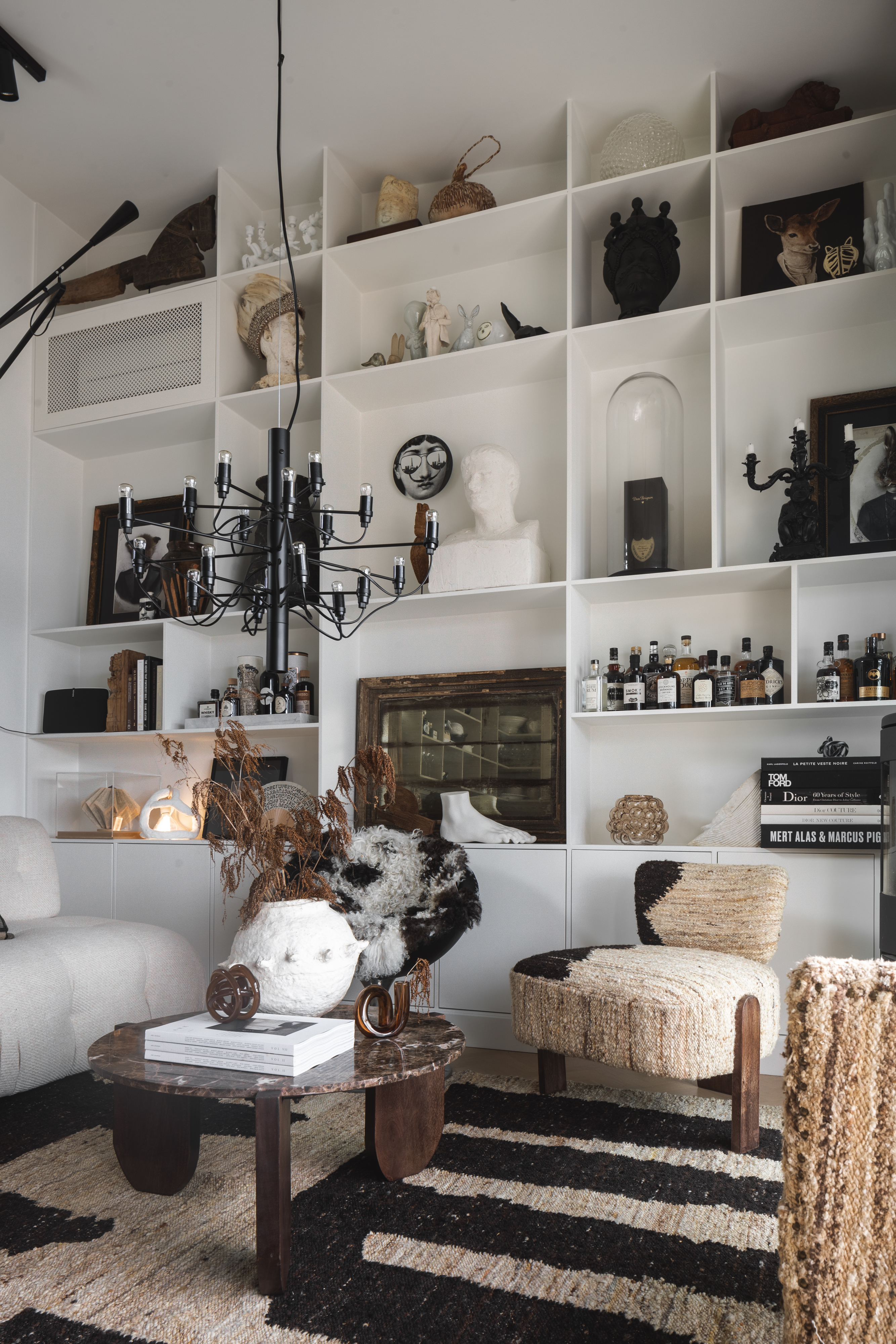 Jakobsdals Tabella Couchtisch aus Marmor Braun Ø100