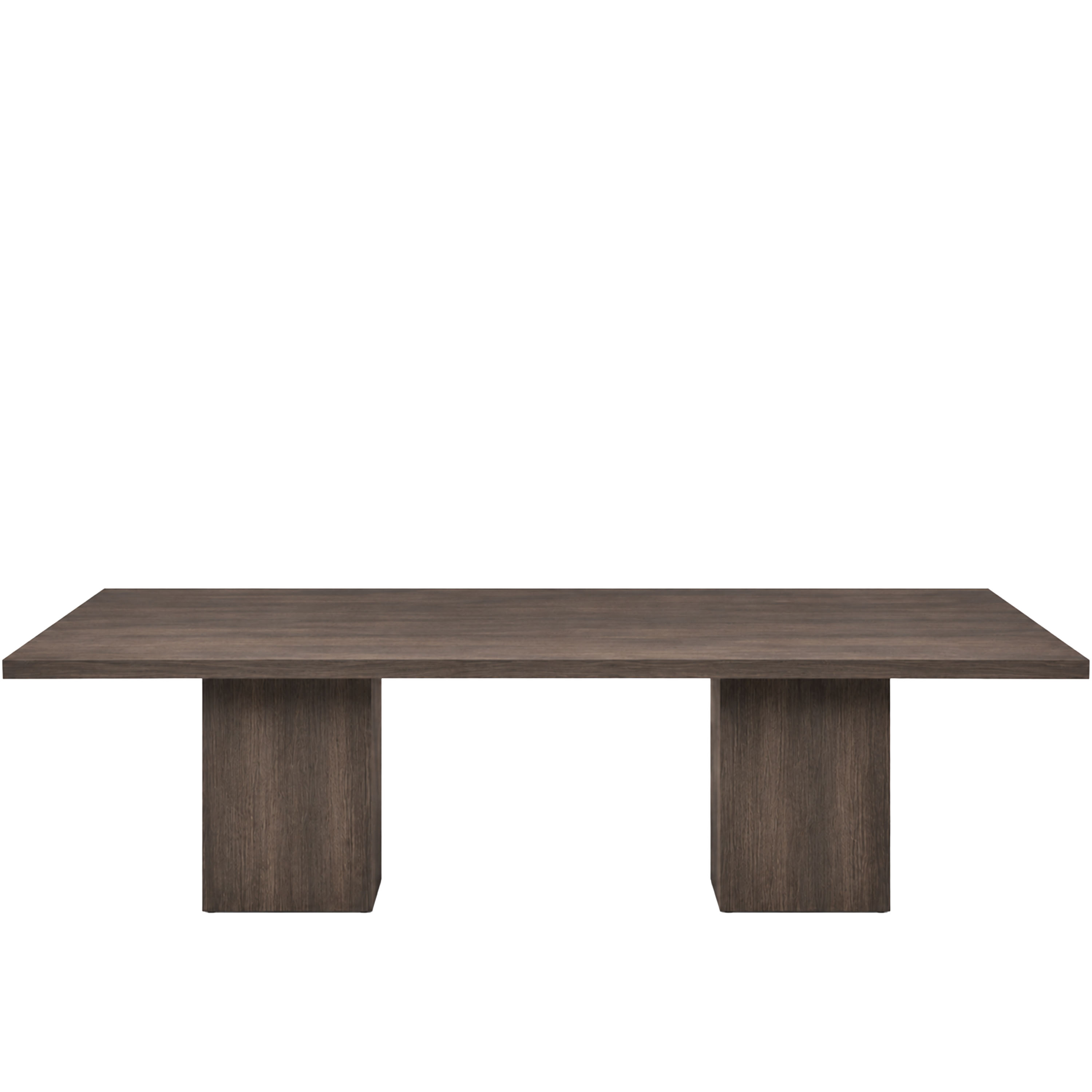 Leo Dining Table Brown-Stained Oak 230cm