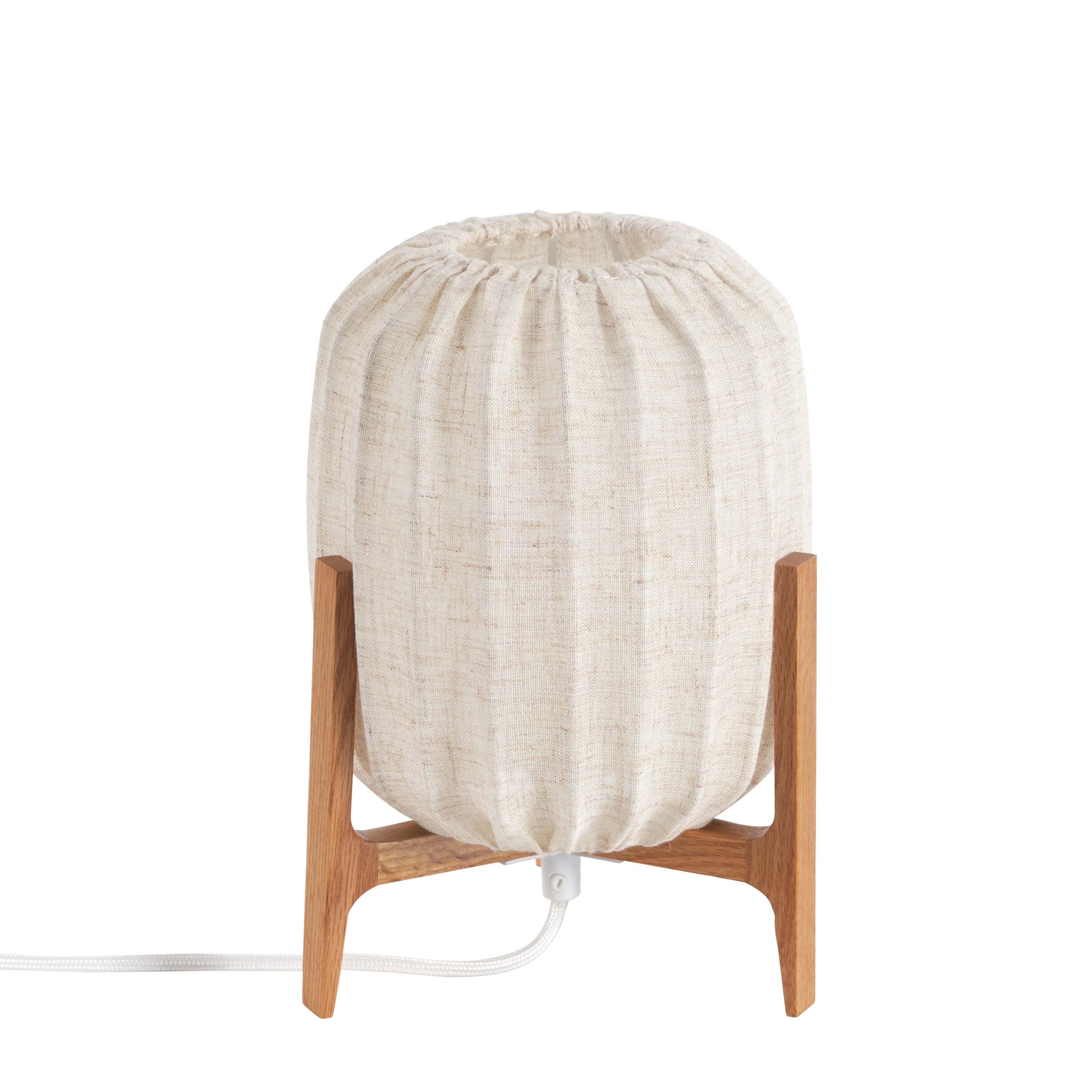 Prisma Tischleuchte Oak/Natural 24cm